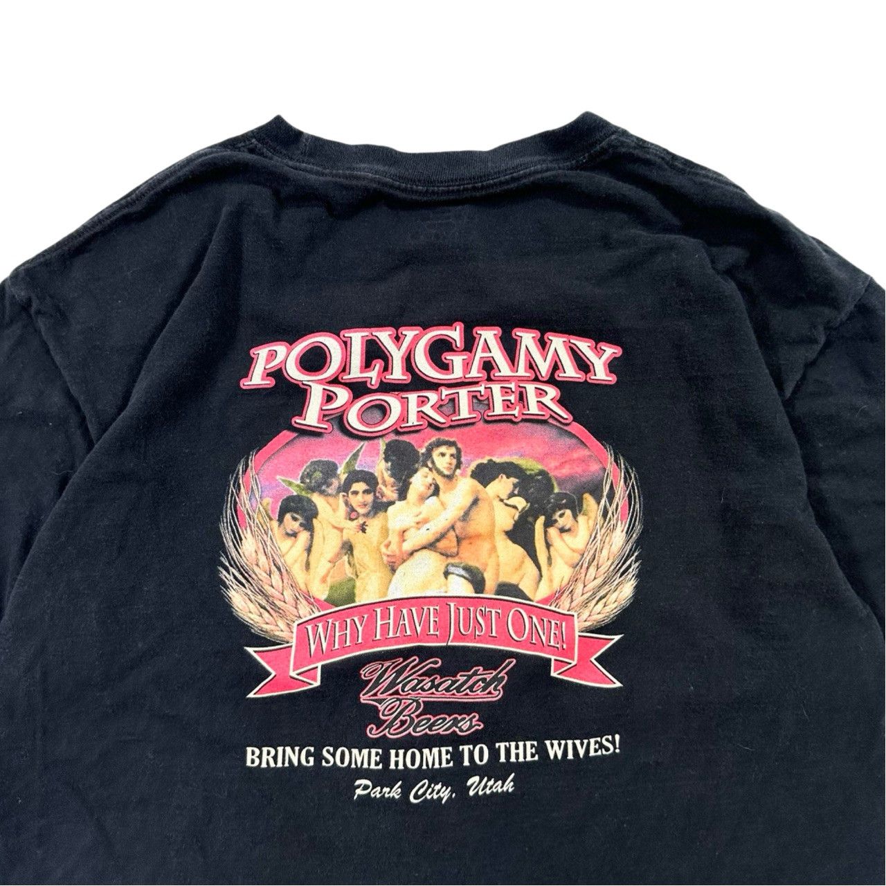 Vintage Vintage 00s I've Tried Polygamy Graphic Parody T Shirt Size US M / EU 48-50 / 2 - 5 Thumbnail