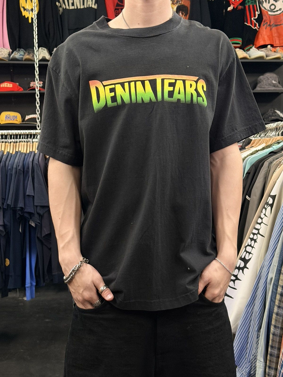 DENIM TEARS Denim Tears Logo Shirt Size US M / EU 48-50 / 2 - 1 Thumbnail
