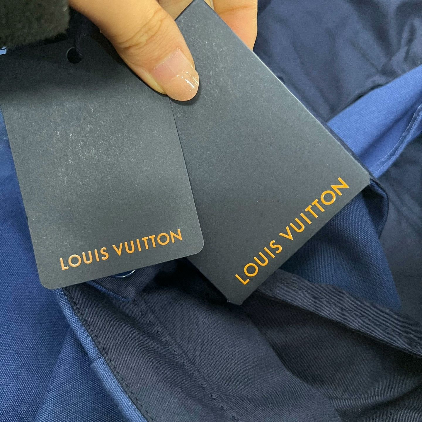 Louis Vuitton Louis Vuitton Blue Straight-Leg Pants Size US 40 / EU 56 - 5 Thumbnail