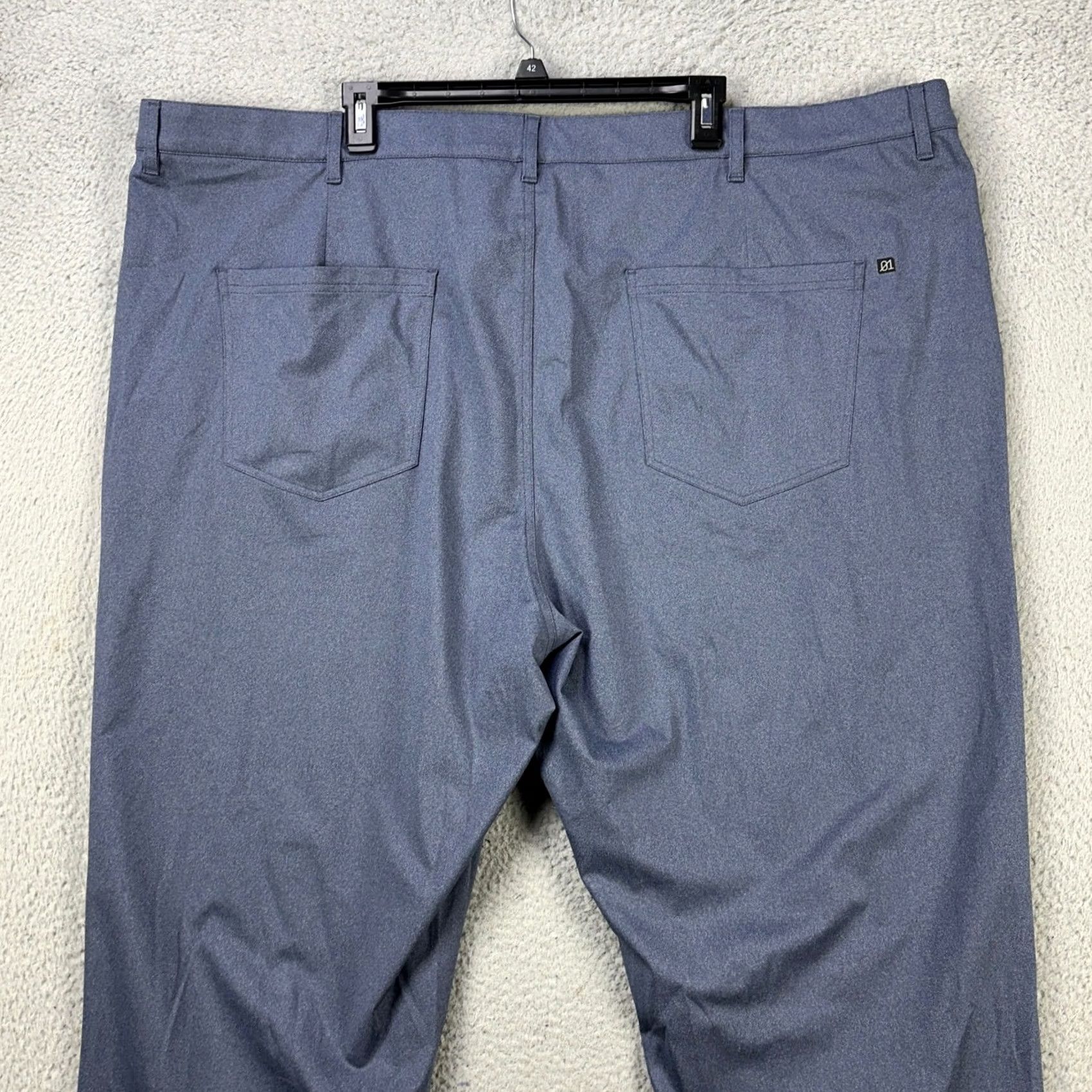 Vintage 01.Algo Mens Chino Golf Pants 44 Blue Performance Tech Pocket Comfort Logo NEW Size US 44 / EU 60 - 2 Thumbnail