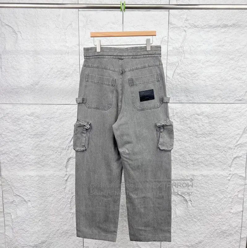 Louis Vuitton Louis Vuitton Gray Cotton Casual Pants . Size US 30 / EU 46 - 2 Thumbnail