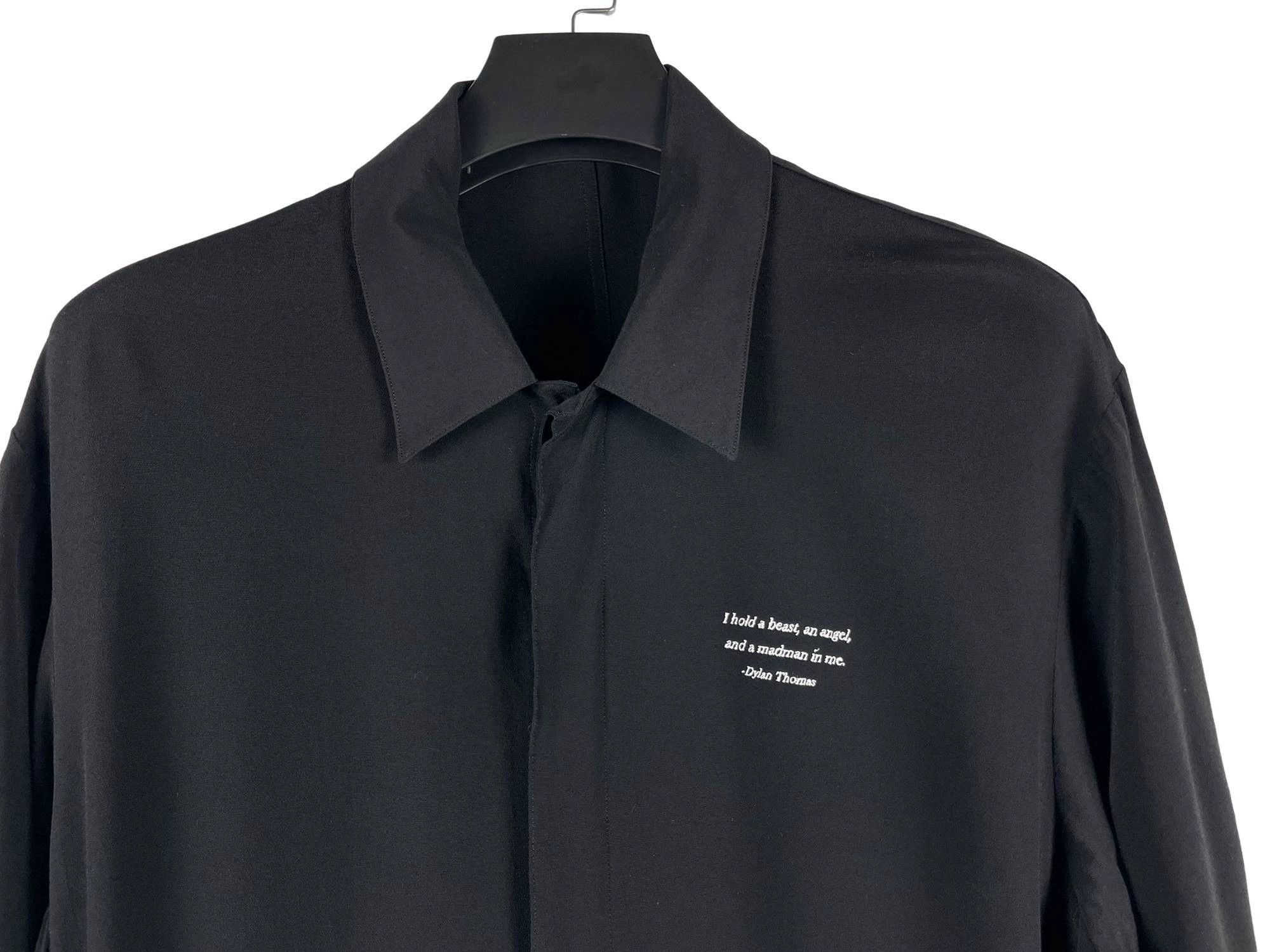 Undercover Undercover SS20 CS Poetry Embroidery Slogan SSleeve Size US XL / EU 56 / 4 - 3 Thumbnail