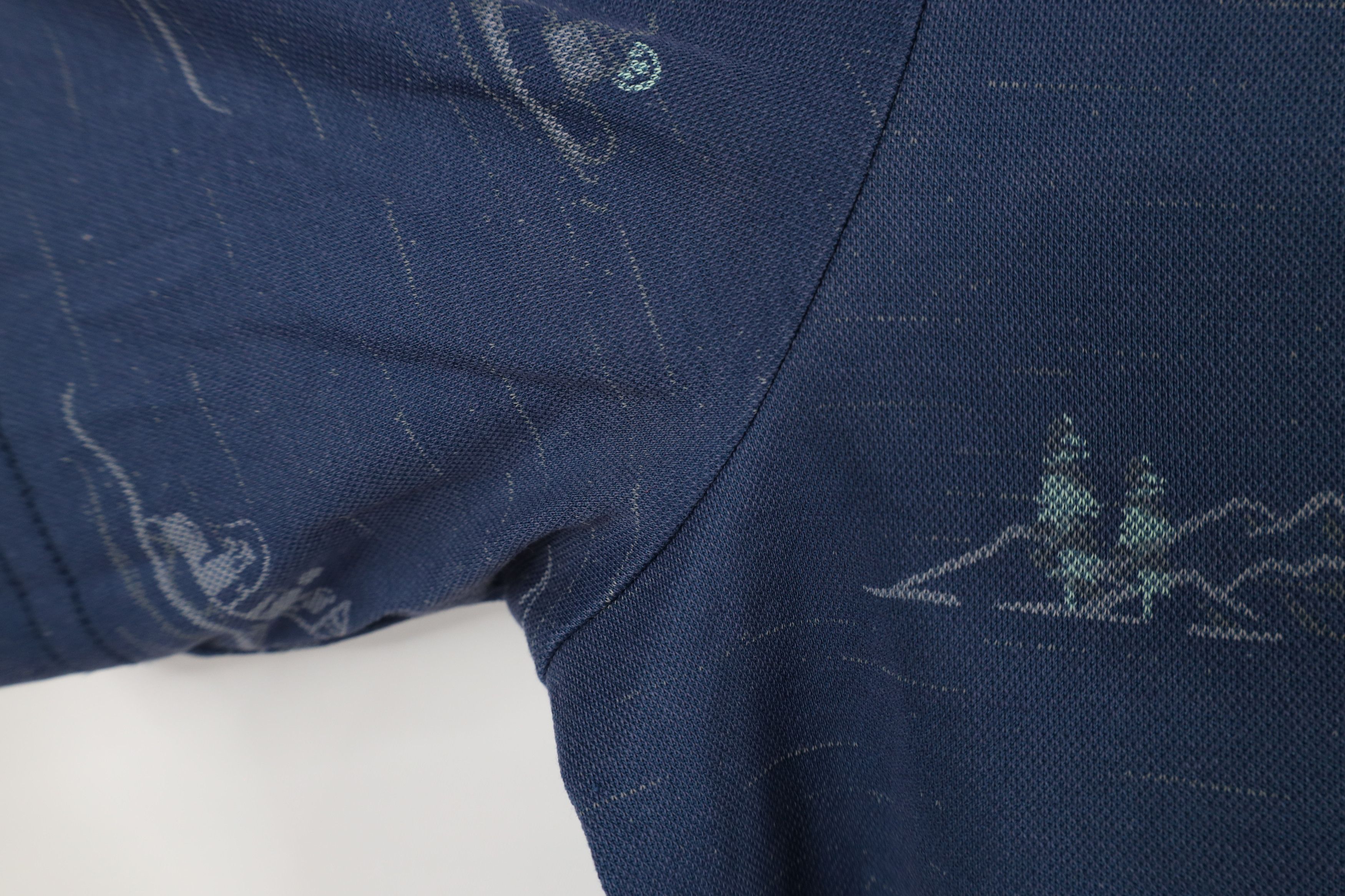 TravisMathew × Vintage Travis Mathew Boat Mountain All Over Print Knit Golf Polo Size US XL / EU 56 / 4 - 9 Thumbnail
