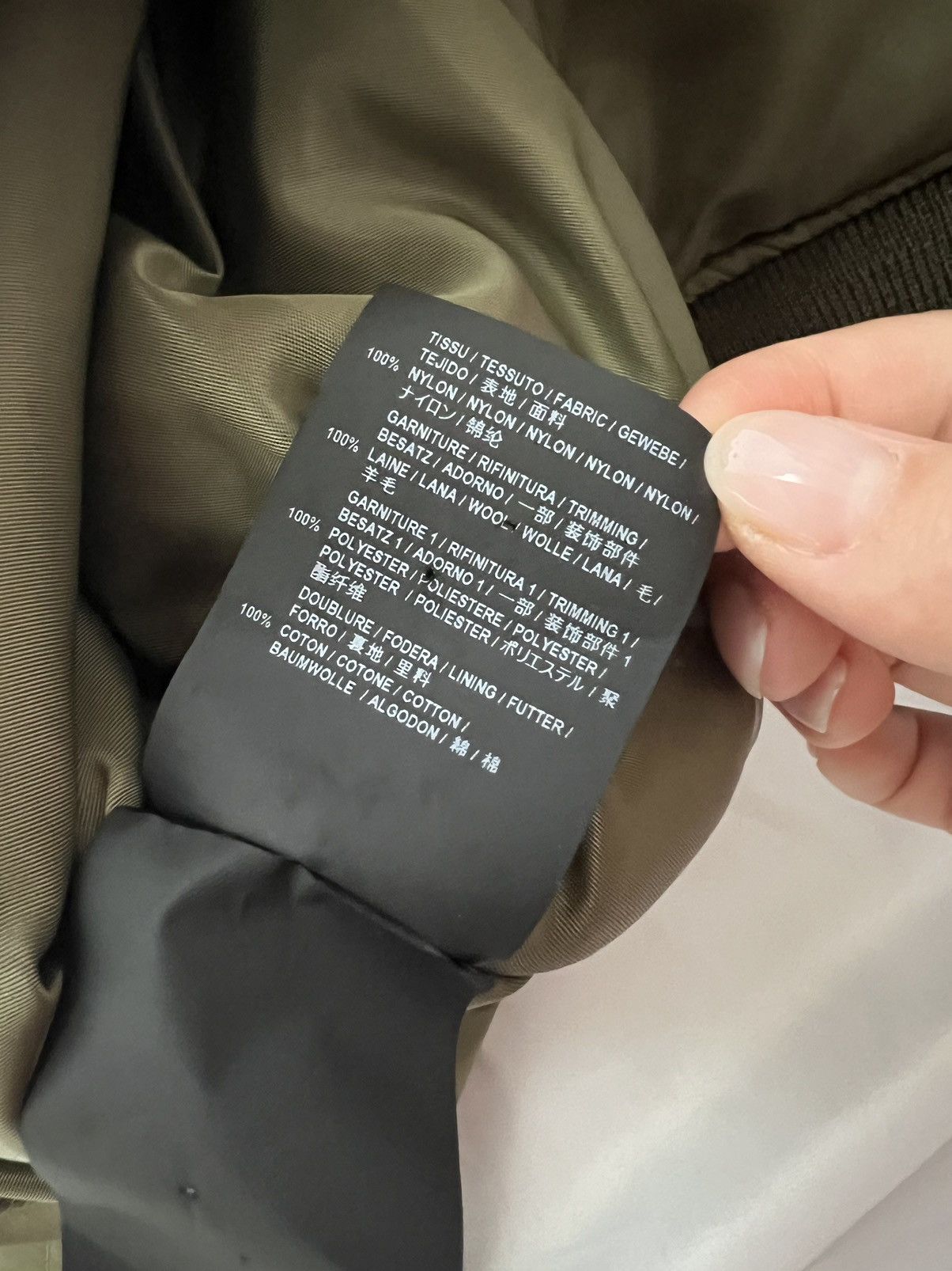 Saint Laurent Paris Saint Laurent FW15 Olive Bomber Jacket Sz. 50 Size US M / EU 48-50 / 2 - 12 Thumbnail