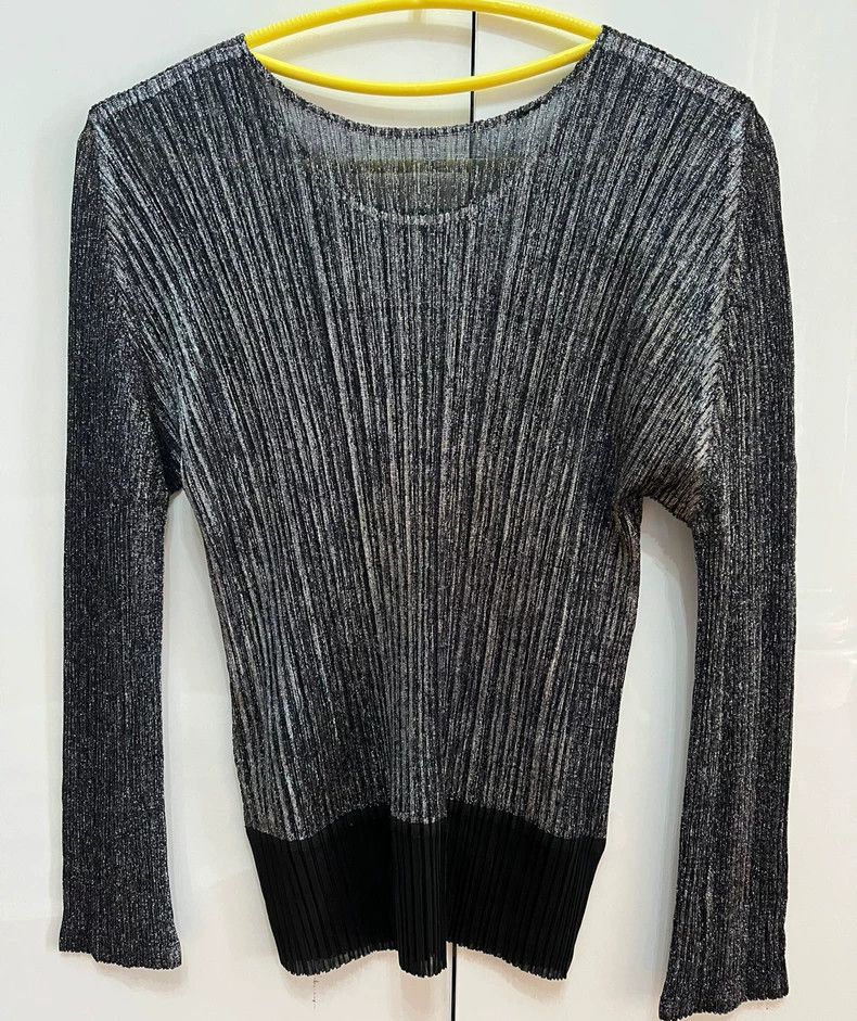 Other Issey Miyake size:3 Silver-lined rib top Size M / US 6-8 / IT 42-44 - 3 Thumbnail