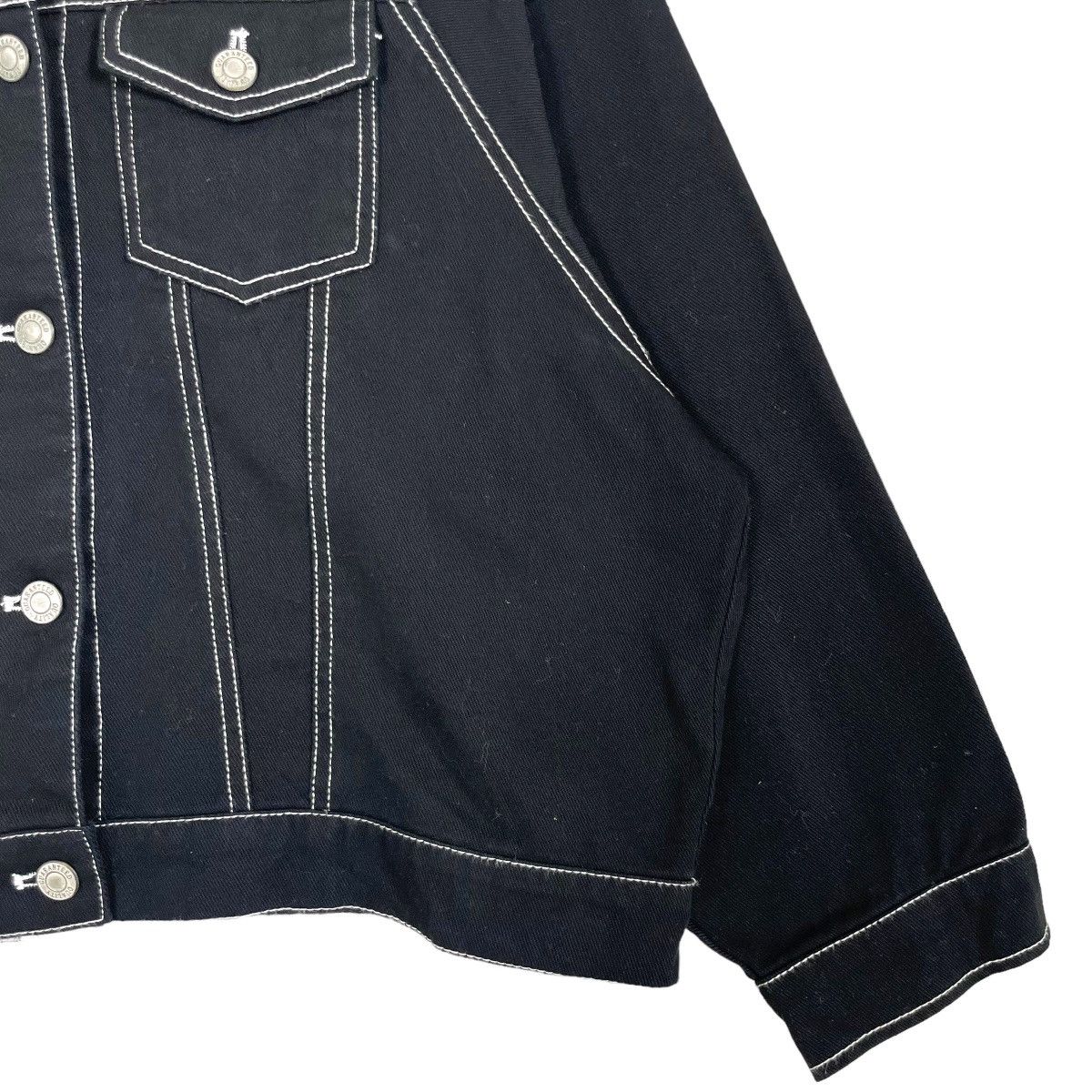 If Six Was Nine Vintage Lutique Japan Denim Jacket Women Designer Button Up Size M / US 6-8 / IT 42-44 - 5 Thumbnail