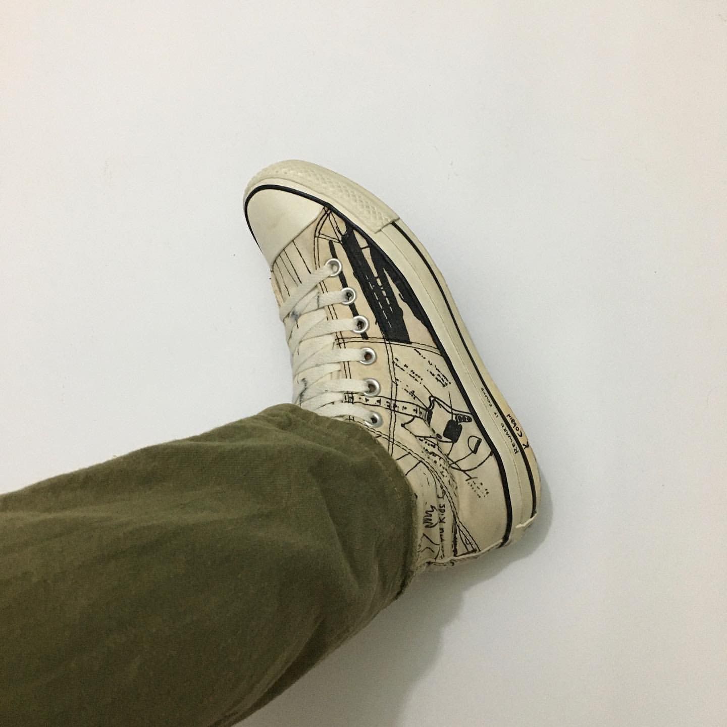 Converse chuck taylor all star kurt cobain best sale