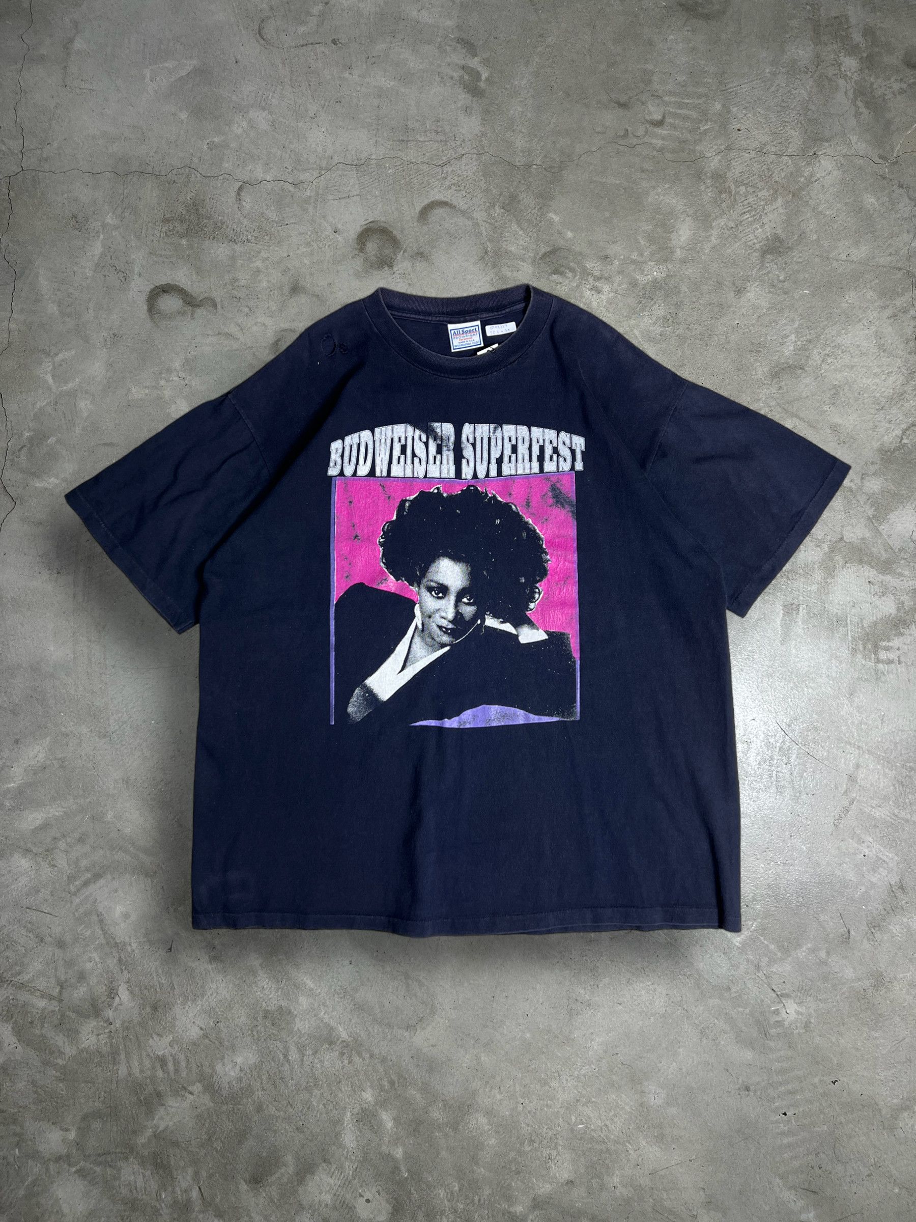 Band Tees Vintage 90s Budweiser Superfest Festival Tour (XXL) GTME327 Size US XXL / EU 58 / 5 - 1 Thumbnail