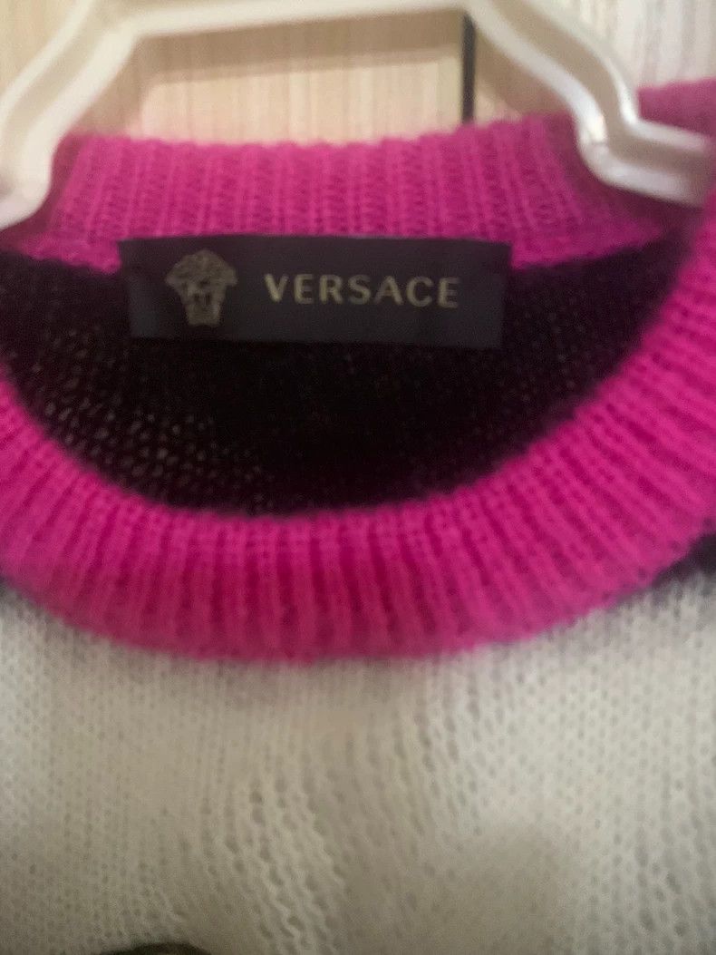 Versace Versace Black and white striped pullover sweater Size S / US 4 / IT 40 - 3 Thumbnail