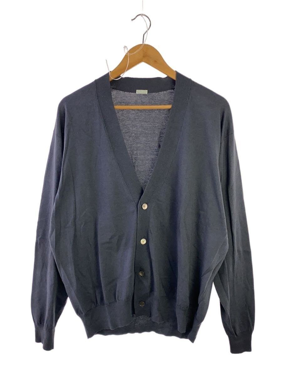 A.PRESSE Blue Cotton Cardigan (thin) Size US M / EU 48-50 / 2 - 1 Thumbnail