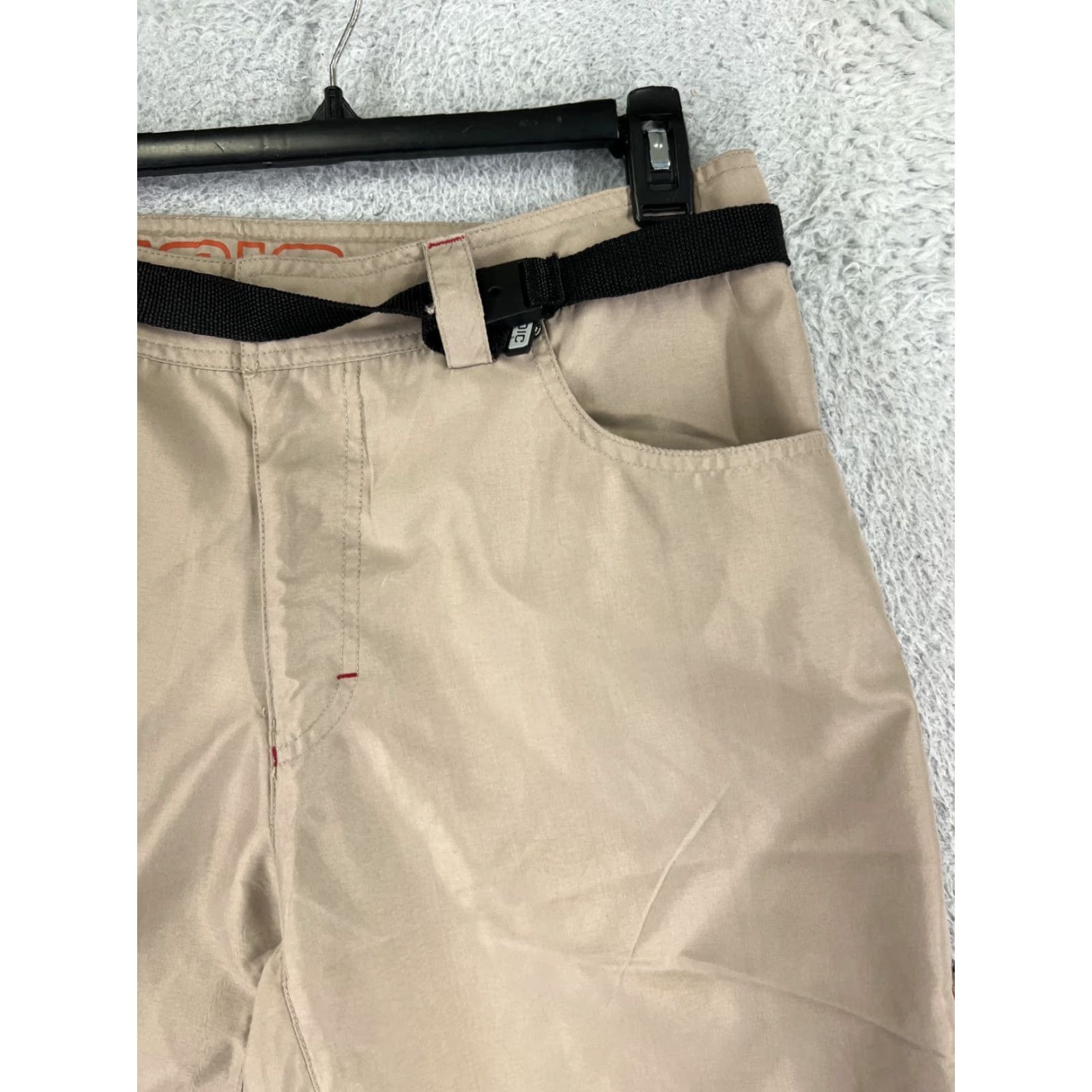 Vintage ZOIC Mens Cargo Shorts Beige XL Canvas Belted Cargo Pocket Casual Outdoors Hiking Camping Fishing Shirt? Size US 36 / EU 52 - 7 Thumbnail