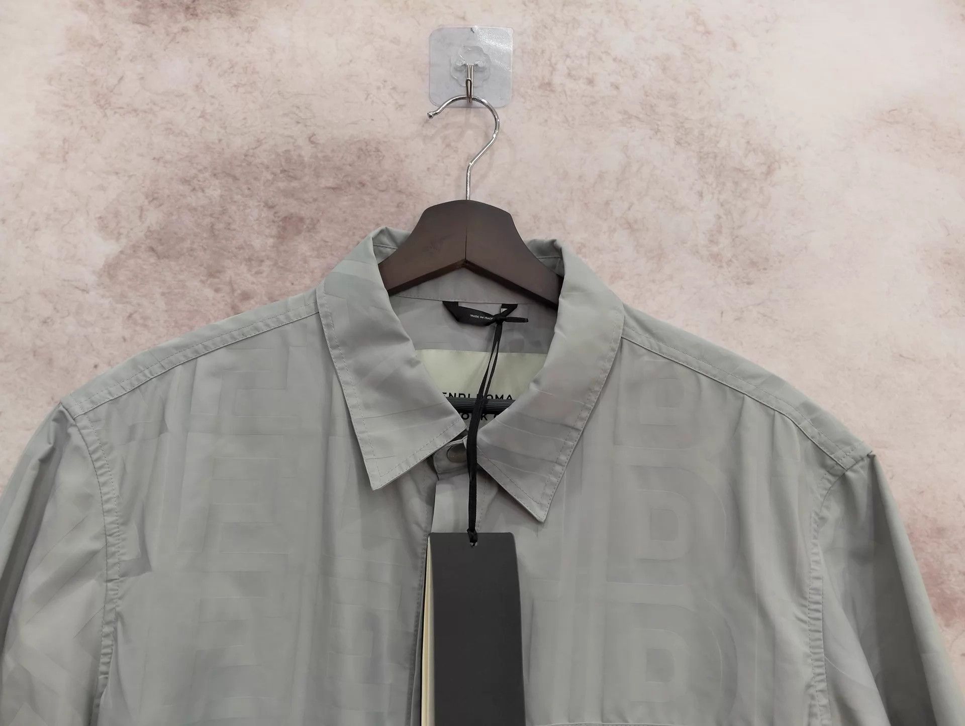 Fendi FENDI Allover Logo SS Shirt 50 (99 New) Size US M / EU 48-50 / 2 - 3 Thumbnail