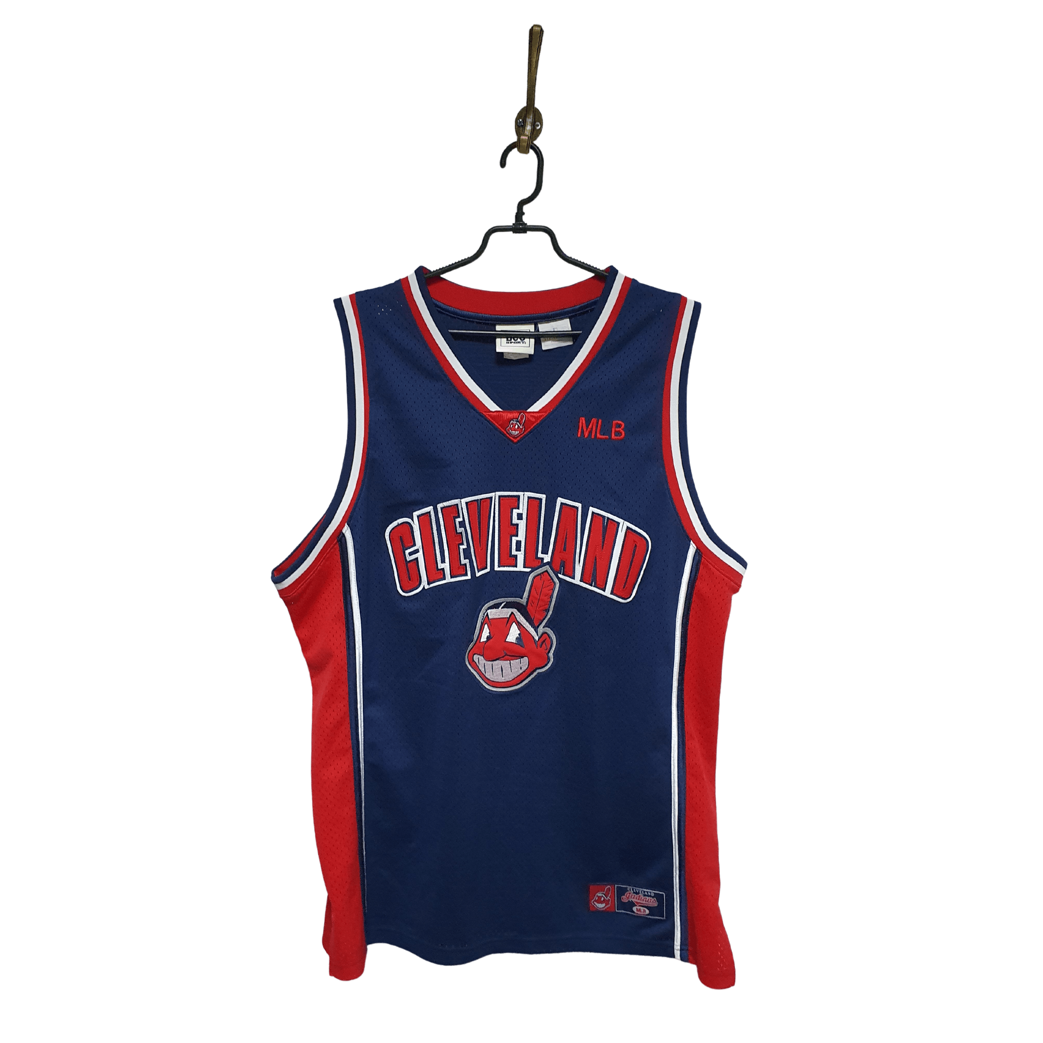 Vintage Vintage Lee Sport Cleveland Indians MLB Blue Jersey | Grailed