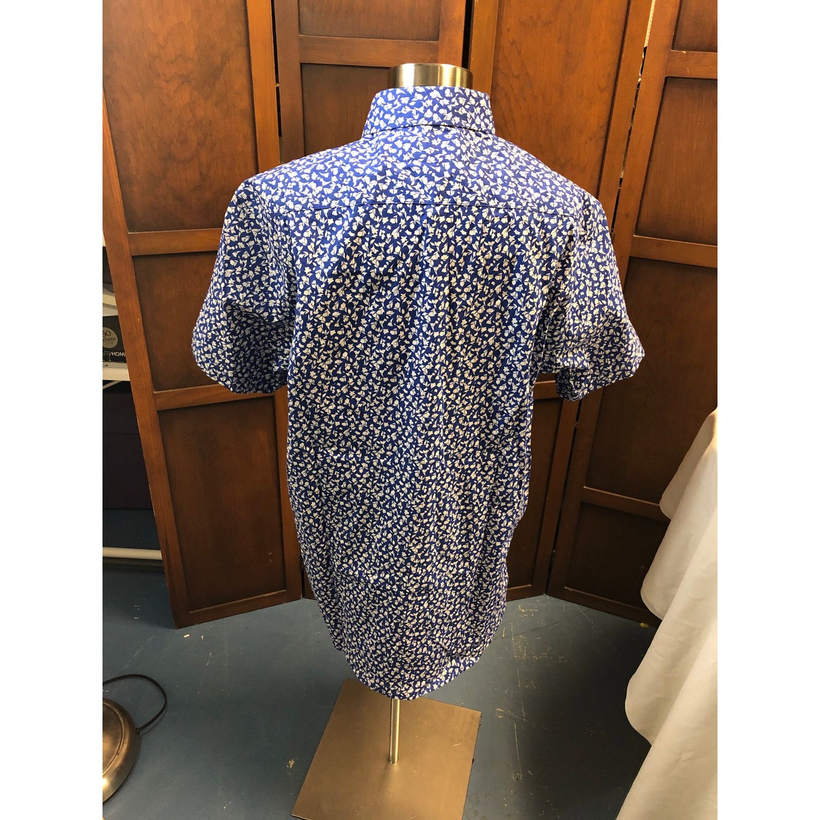 Michael Kors Men’s Michael Kors Short Sleeve Collared Button Down Shirt Size US L / EU 52-54 / 3 - 3 Thumbnail