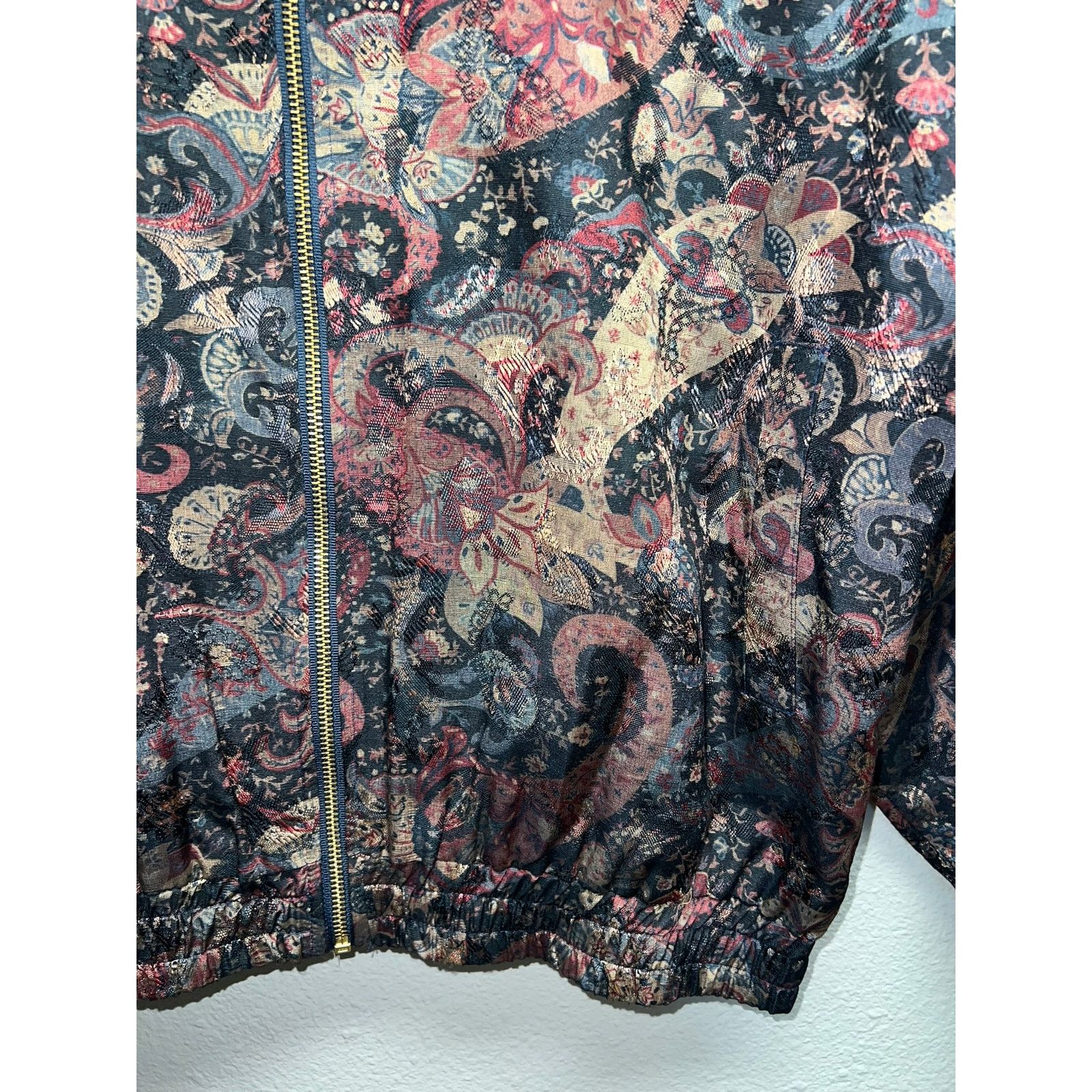 Vintage Vintage Paisley Lightweight Jacket Darlyn Designs Rayon M Size US M / EU 48-50 / 2 - 5 Thumbnail