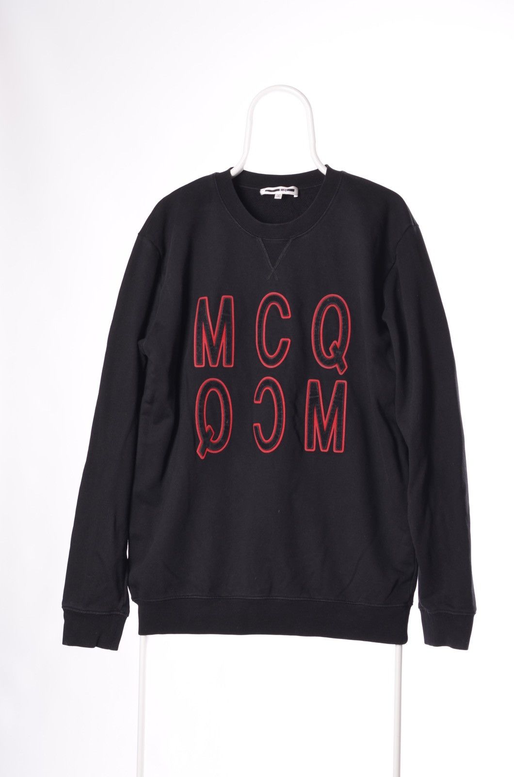Alexander McQueen Alexander McQueen MCQ Black Crewneck Logo Size US XXL / EU 58 / 5 - 1 Thumbnail