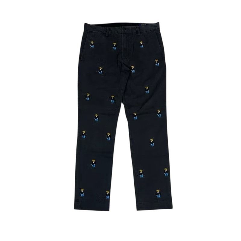 Polo Ralph Lauren × Ralph Lauren Polo Ralph Lauren Bear Patern Slim Fit Pants Size US 30 / EU 46 - 1 Thumbnail