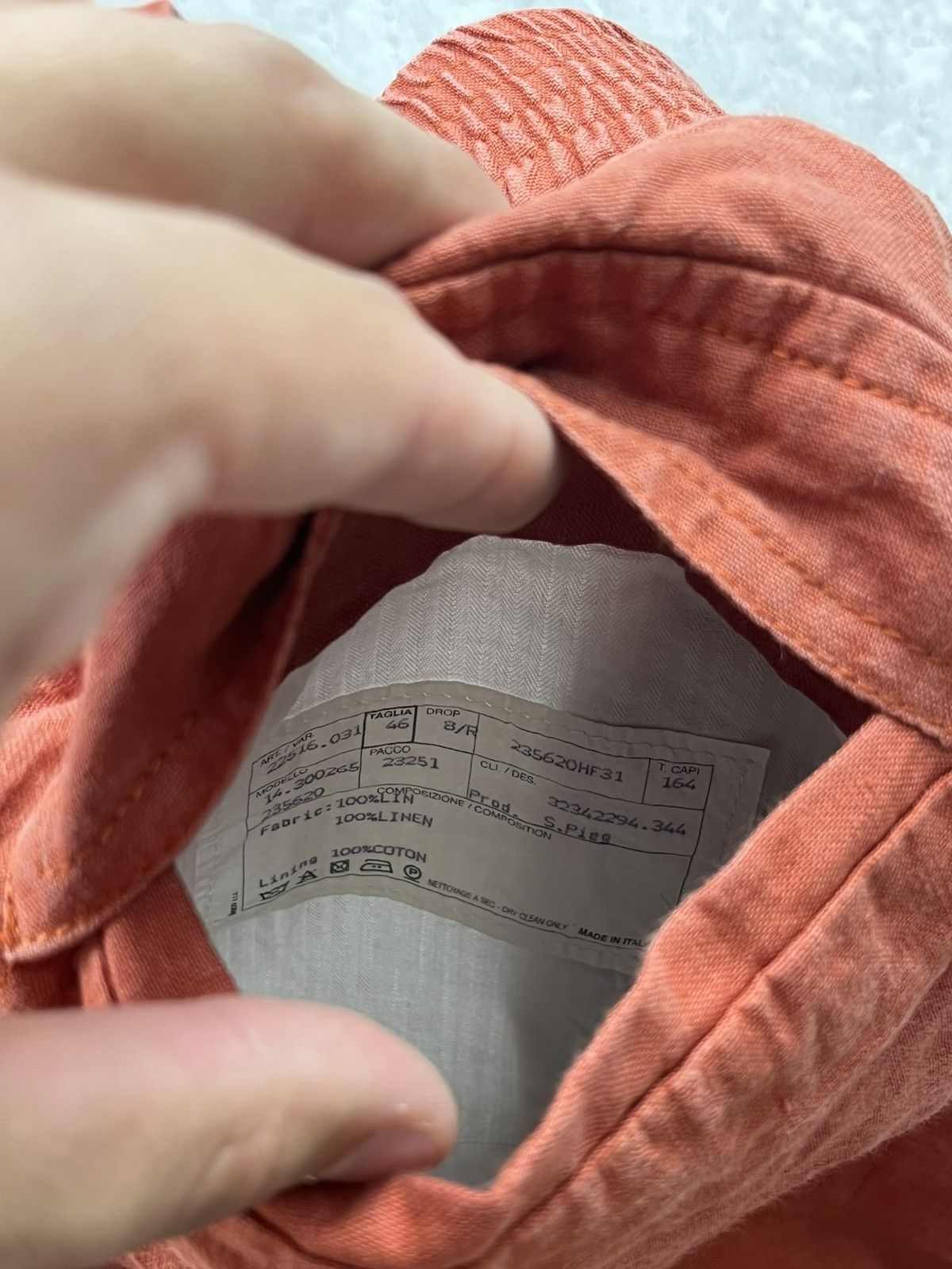 Hermes Vintage Hermes Linen Shorts Luxury Old Money Size US 34 / EU 50 - 11 Thumbnail