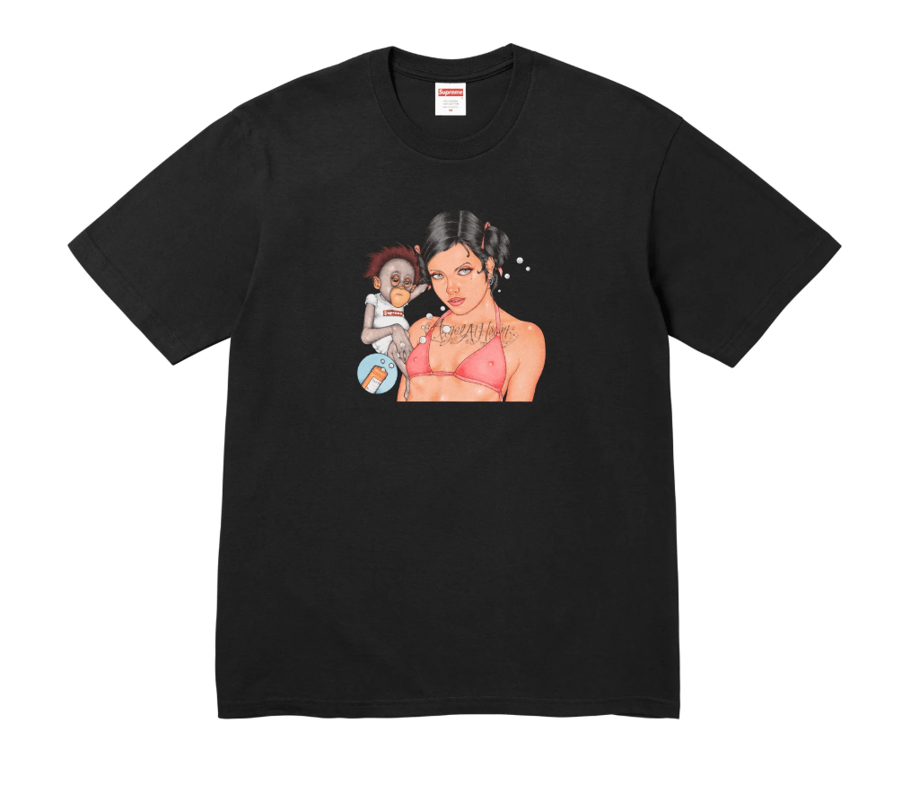 Supreme Supreme Angel Tee Art by John John Jesse Black L | Grailed