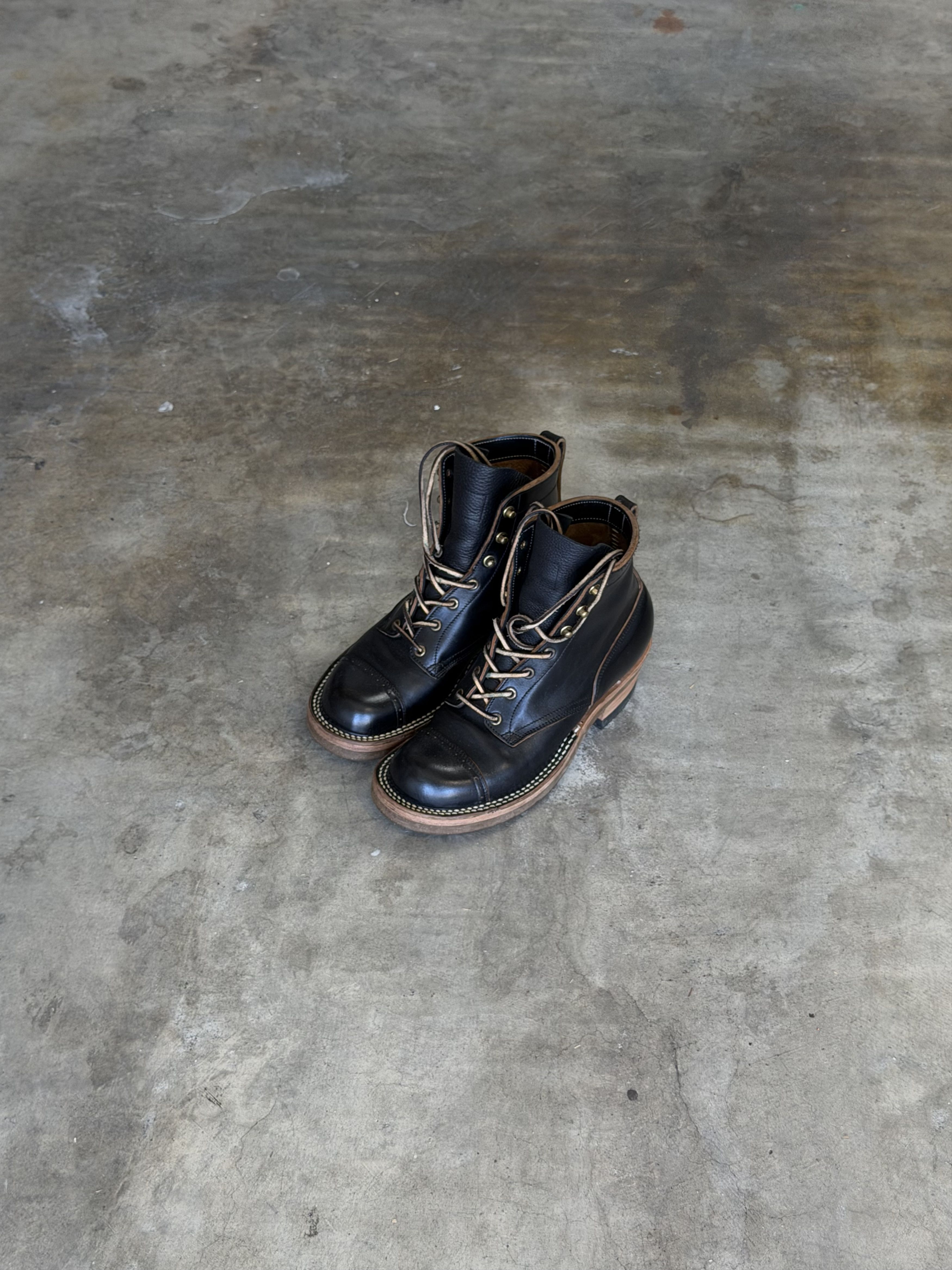 Rolling Dub Trio Rolling Dub Trio Gleaners Zip Black Box Calf 8.5