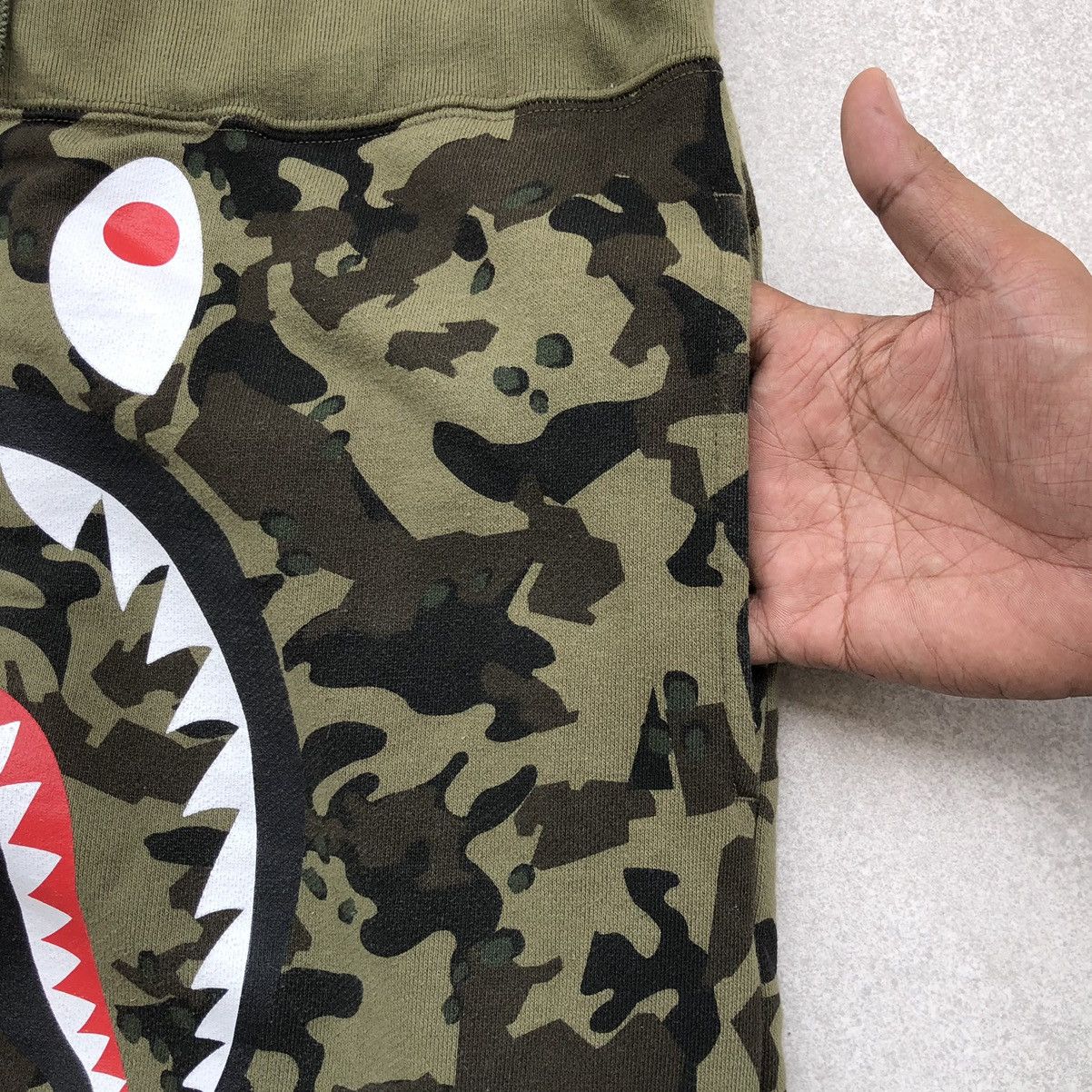 Bape Desert Camo Shark Sweat Pants Size US 36 / EU 52 - 8 Thumbnail