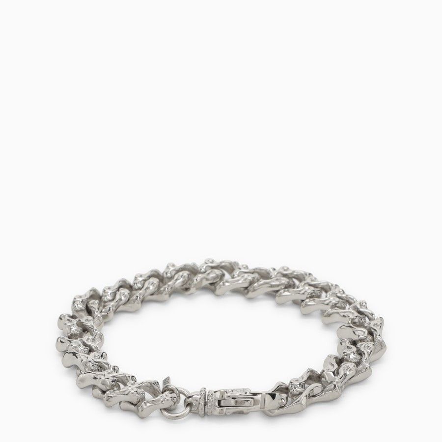Emanuele Bicocchi o1d2blof0424 Size: L / Arabesques Chain Bracelet in Silver Size ONE SIZE - 3 Thumbnail