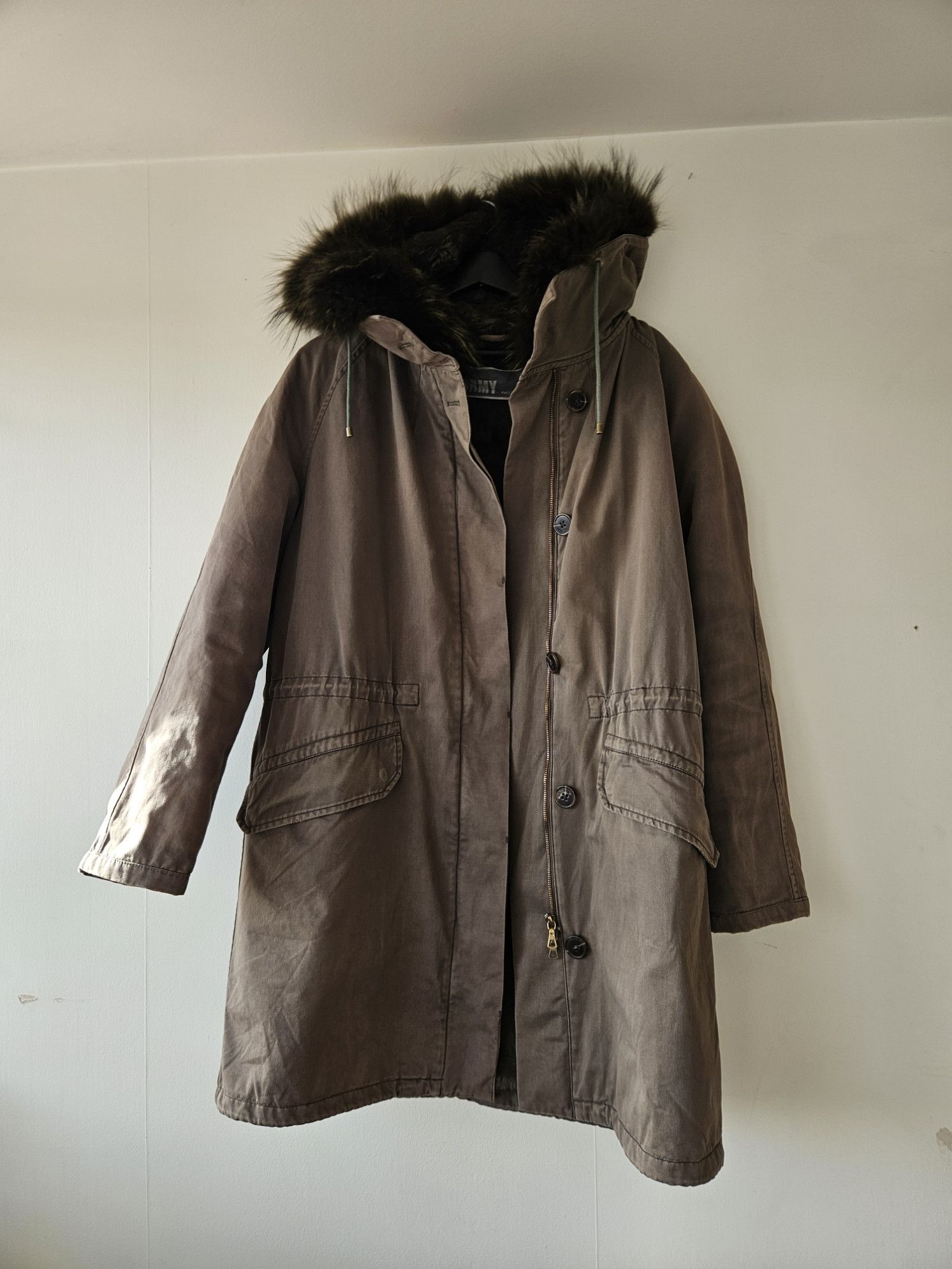 Yves Salomon Rabbit/ Raccon fur parka Size US M / EU 48-50 / 2 - 6 Thumbnail