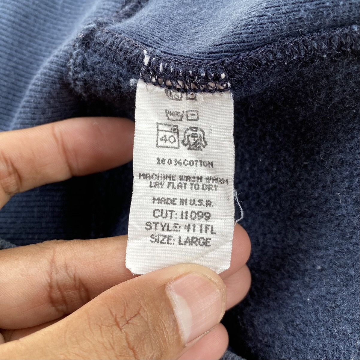 Supreme Rare! Vintage 90s OG Supreme Collegiate Sweatshirt Size US L / EU 52-54 / 3 - 19 Thumbnail