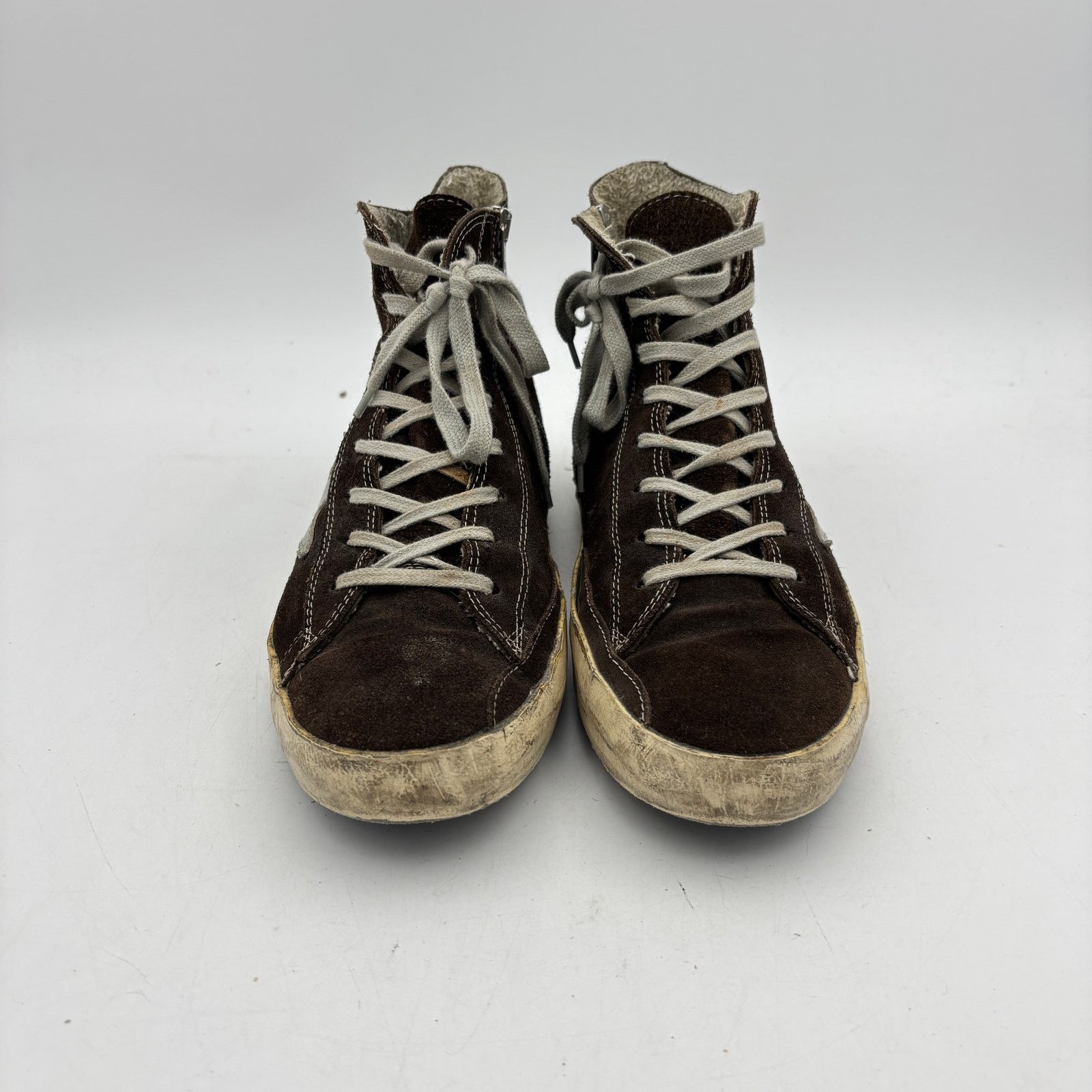 Golden Goose Golden Goose Francy Hi Top Skate Suede Shoes Men's 44 US 11 Size US 11 / EU 44 - 2 Thumbnail