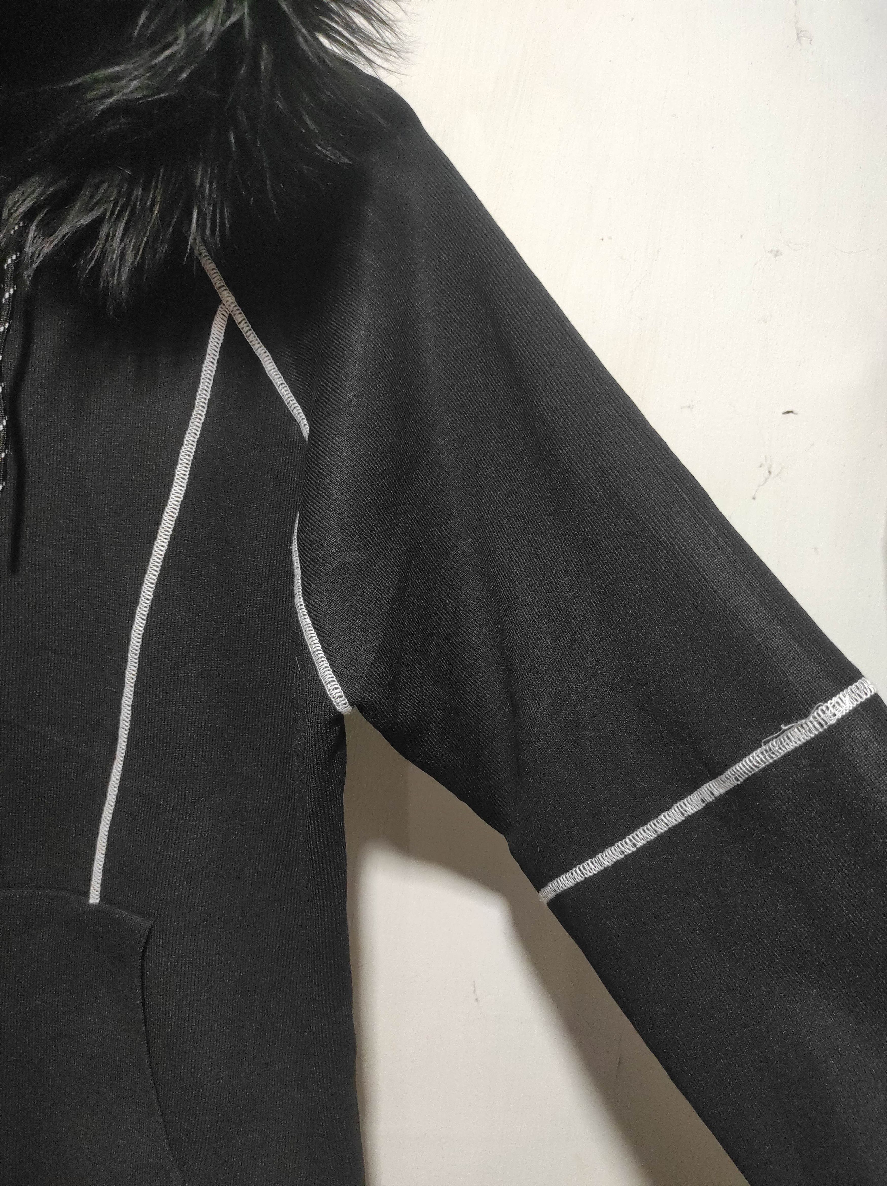 If Six Was Nine Aletk black Fur Hoodie LGB IfSixWasNine style Size US M / EU 48-50 / 2 - 6 Thumbnail