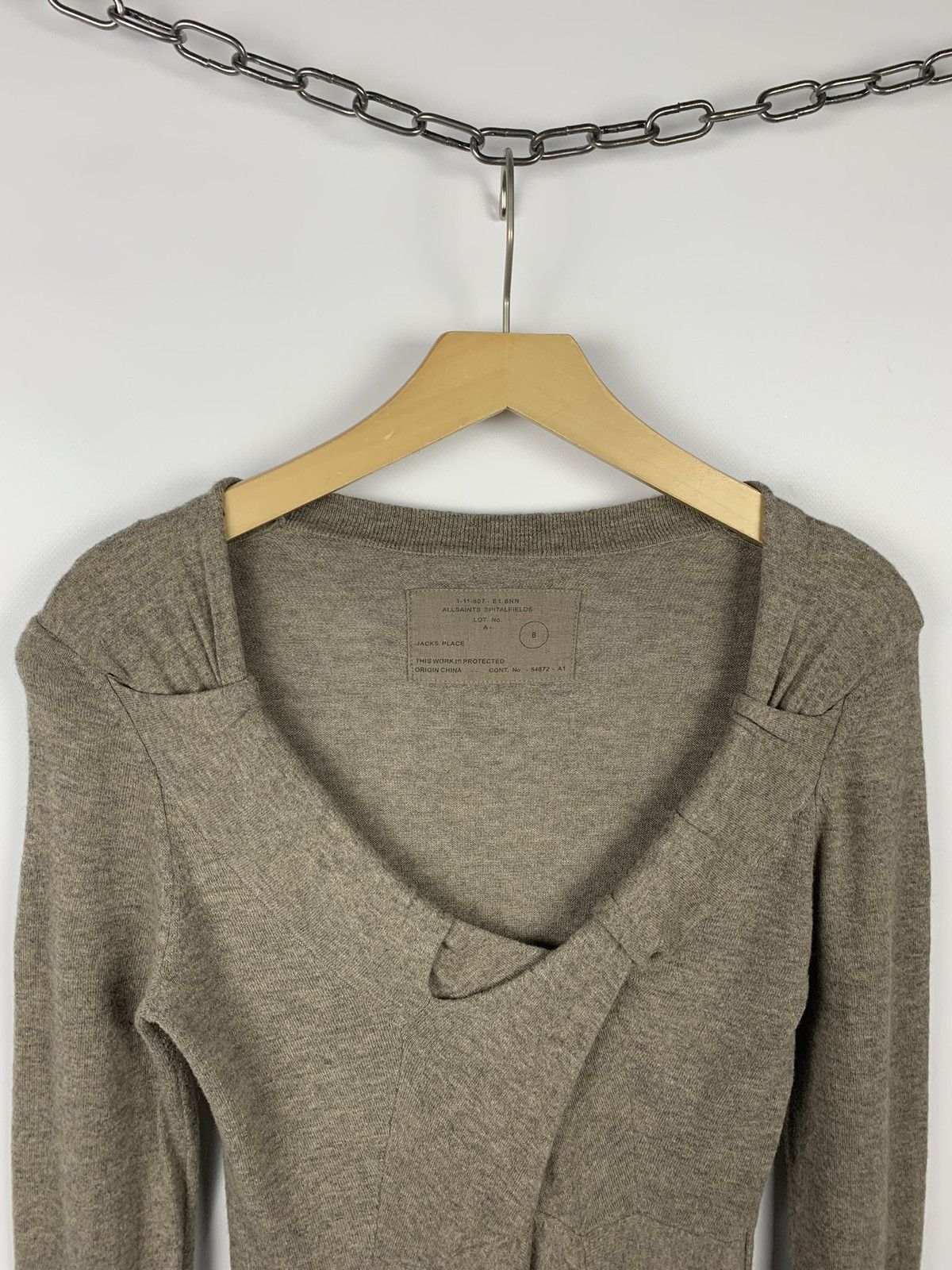 Allsaints Allsaints Symphony Knit Dress Women’s Size 8 Wool Cotton Size M / US 6-8 / IT 42-44 - 6 Thumbnail