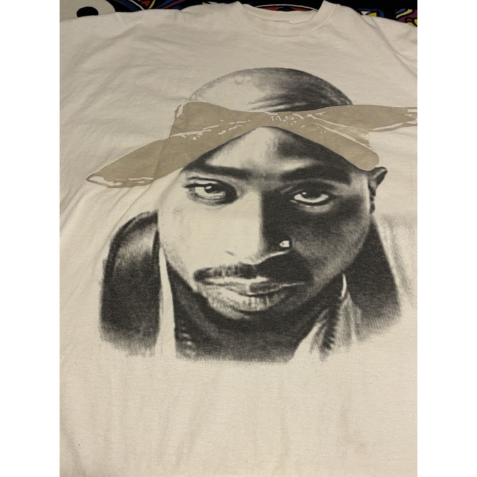 Other Vintage white y2k rap hip hop 90s tupac shirt Sz 4xl rap tee Size US XXL / EU 58 / 5 - 6 Thumbnail