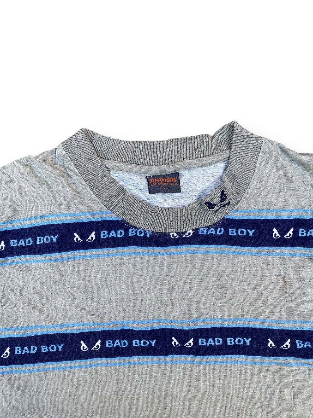 Japanese Brand × Vintage Vintage Bad Boy Stripe Design Shirt. #C4 Size US L / EU 52-54 / 3 - 2 Thumbnail