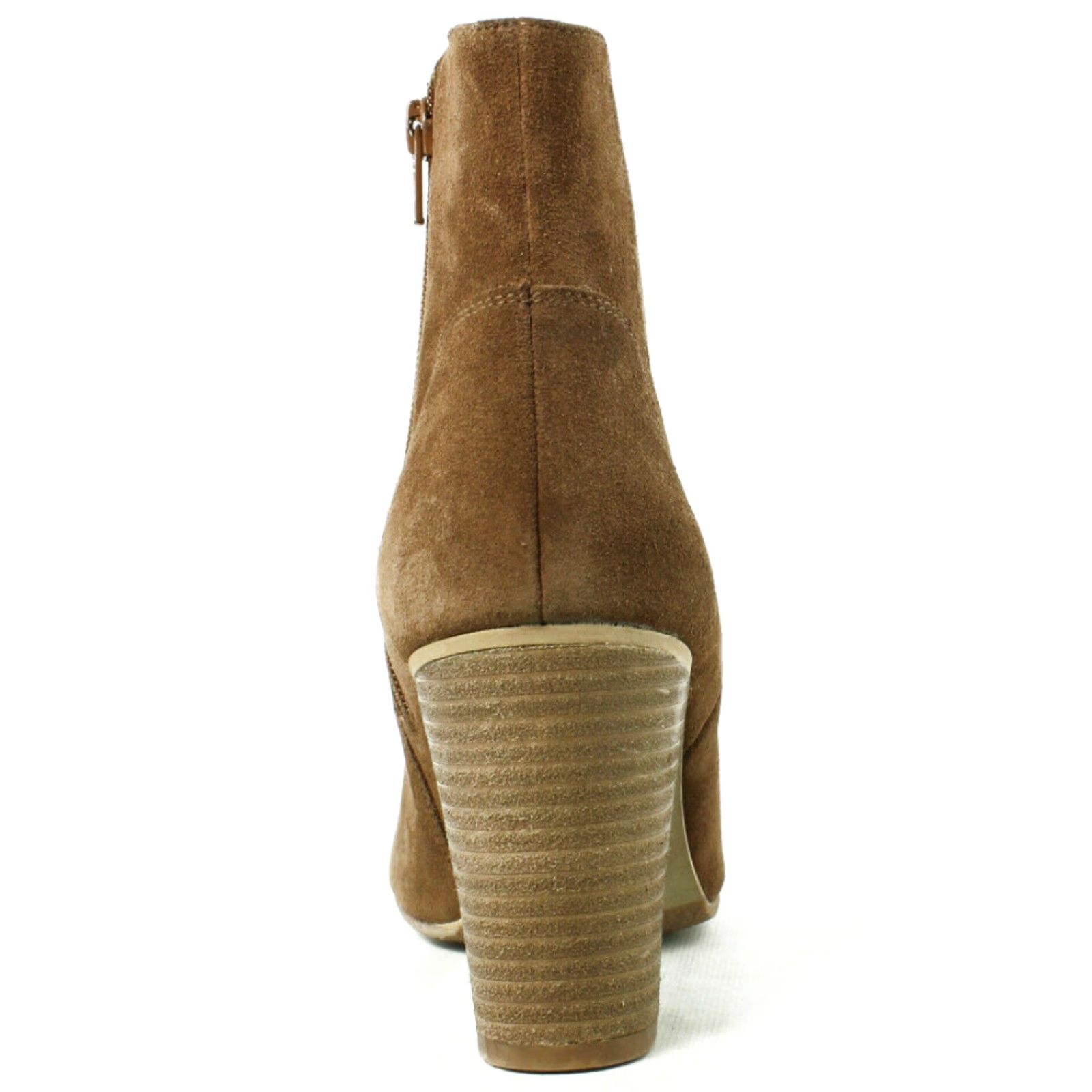 Blondo VINTAGE Blondo Paisy Suede Ankle Booties Peep Toe Heel Tan Suede Size 5.5 M Womens Boots 5.5 M Brown Suede Size US 5.5 / IT 35.5 - 2 Thumbnail