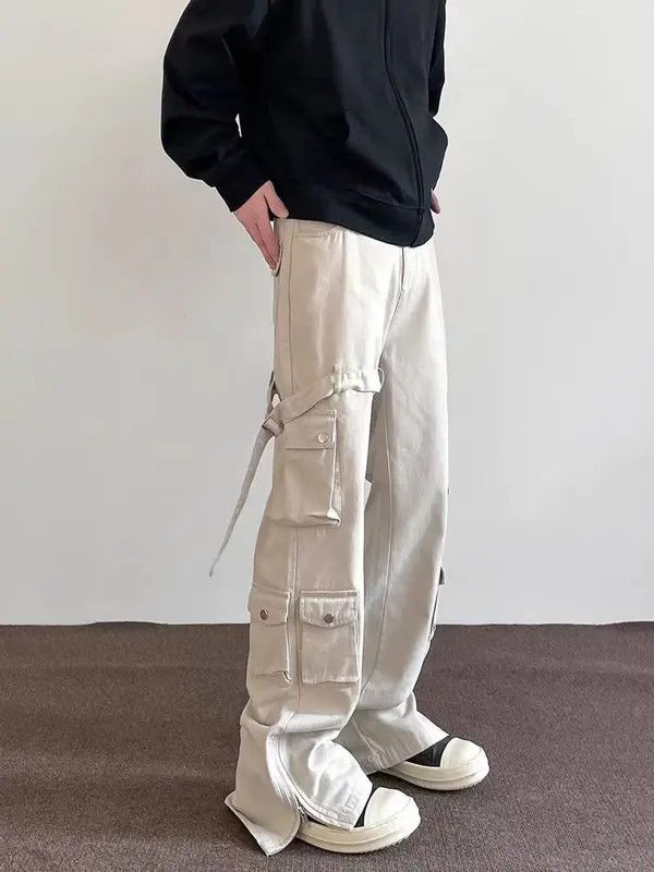 VIBE High street vibe style strappy pocket cargo casual pants Size US 32 / EU 48 - 1 Thumbnail