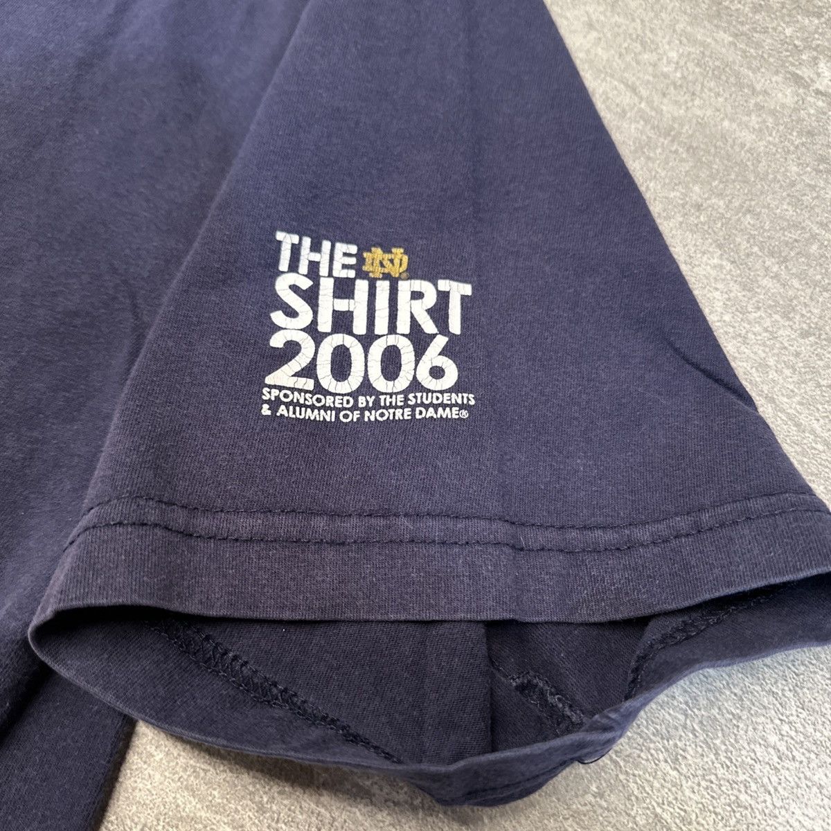 Pro Edge × Vintage Vintage Notre Dame Fighting Irish 2006 The Shirt Pro Edge Size US L / EU 52-54 / 3 - 3 Thumbnail