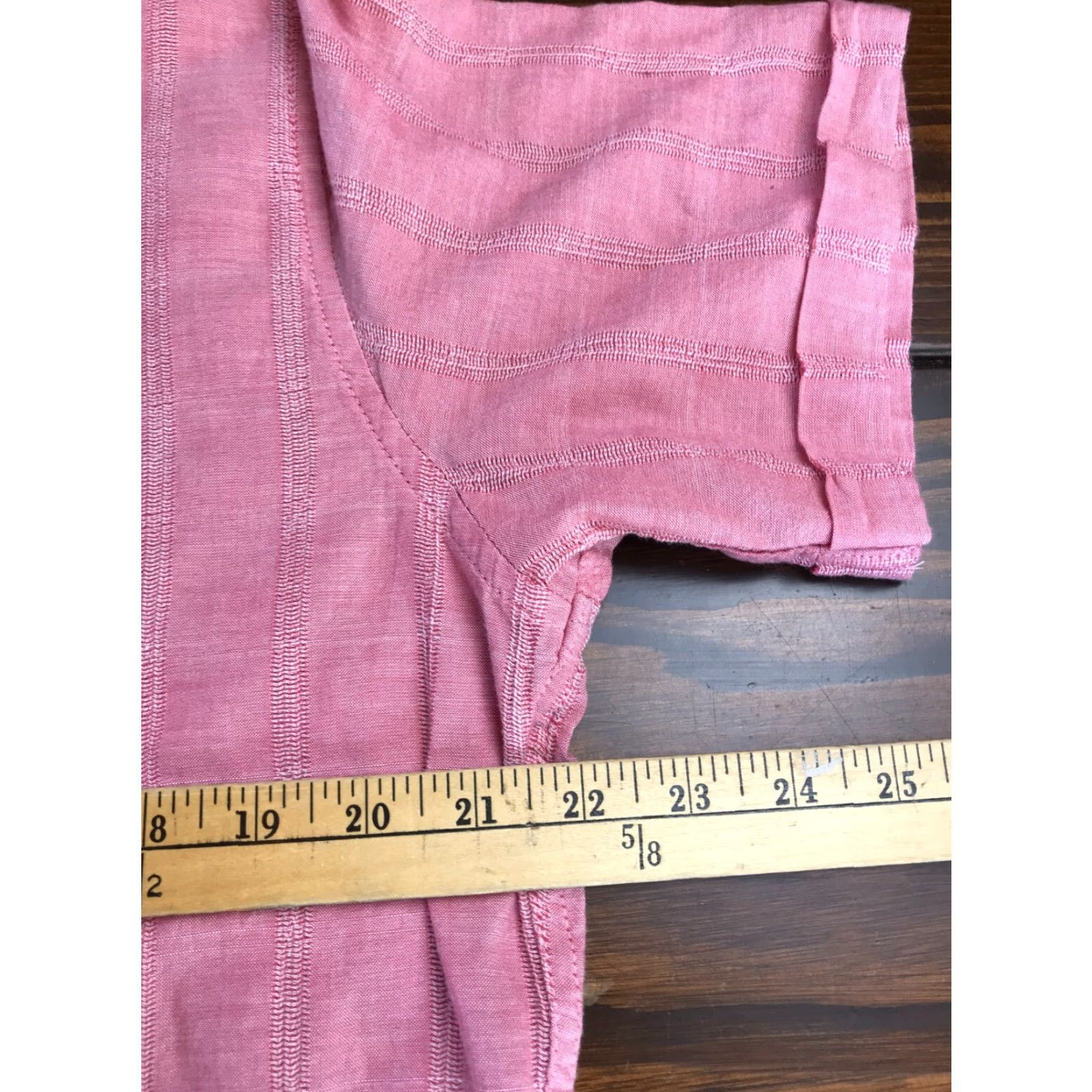 Vintage Goodfellow & Co Shirt Mens Large Pink Button-Up Short Sleeve Cotton Spandex Regular Fit Size US L / EU 52-54 / 3 - 3 Thumbnail