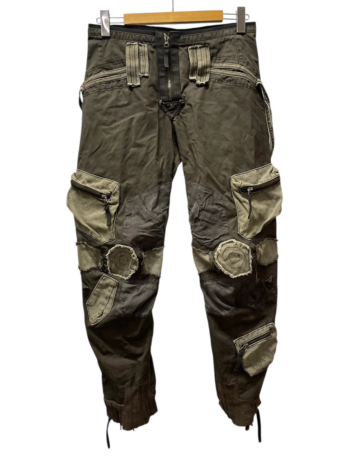 Marithe + Francois Girbaud 2000s Marithe+Francois Girbaud Bondage Cargo Pants Size US 32 / EU 48 - 1 Thumbnail