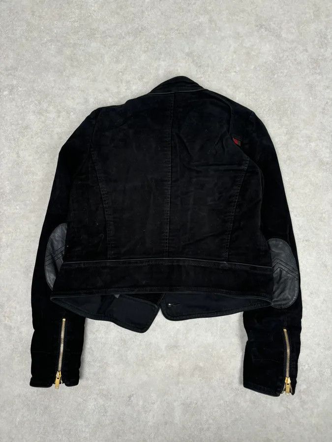 Gucci AW2008 Gucci Black Asymmetrical Elbow Patch Jacket by Frida Giannini Size S / US 4 / IT 40 - 5 Thumbnail