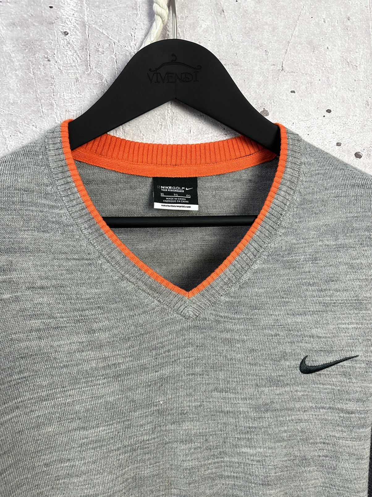 Nike × Vintage Vintage Nike Wool Knit Sweater Size US XL / EU 56 / 4 - 3 Thumbnail