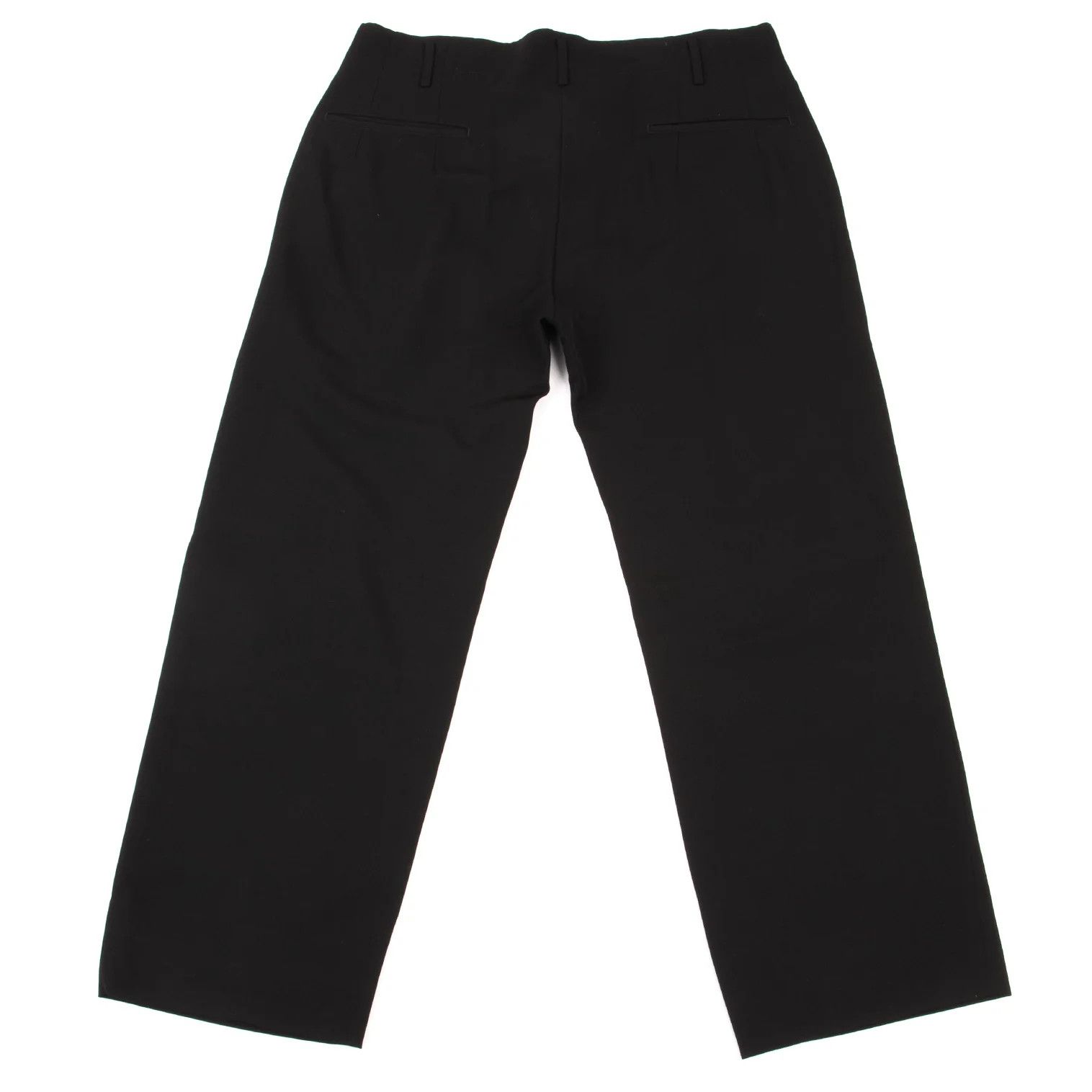Yohji Yamamoto Yohji Yamamoto Wool Gabardine Pants Black L Size US 38 / EU 54 - 12 Thumbnail