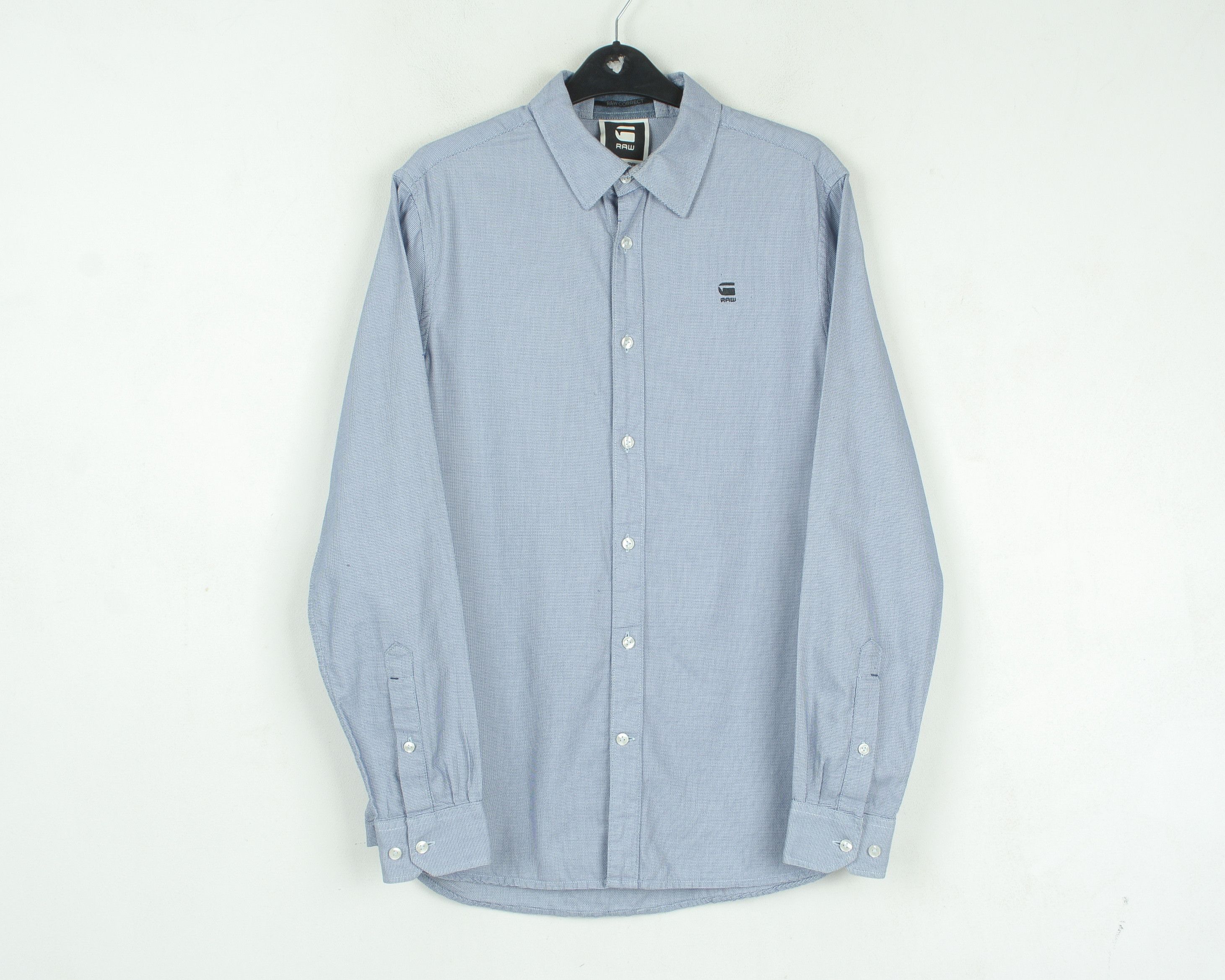 G-Star Casual L Check Correct James Shirt Button Long Sleeve Cotton Size US L / EU 52-54 / 3 - 1 Thumbnail