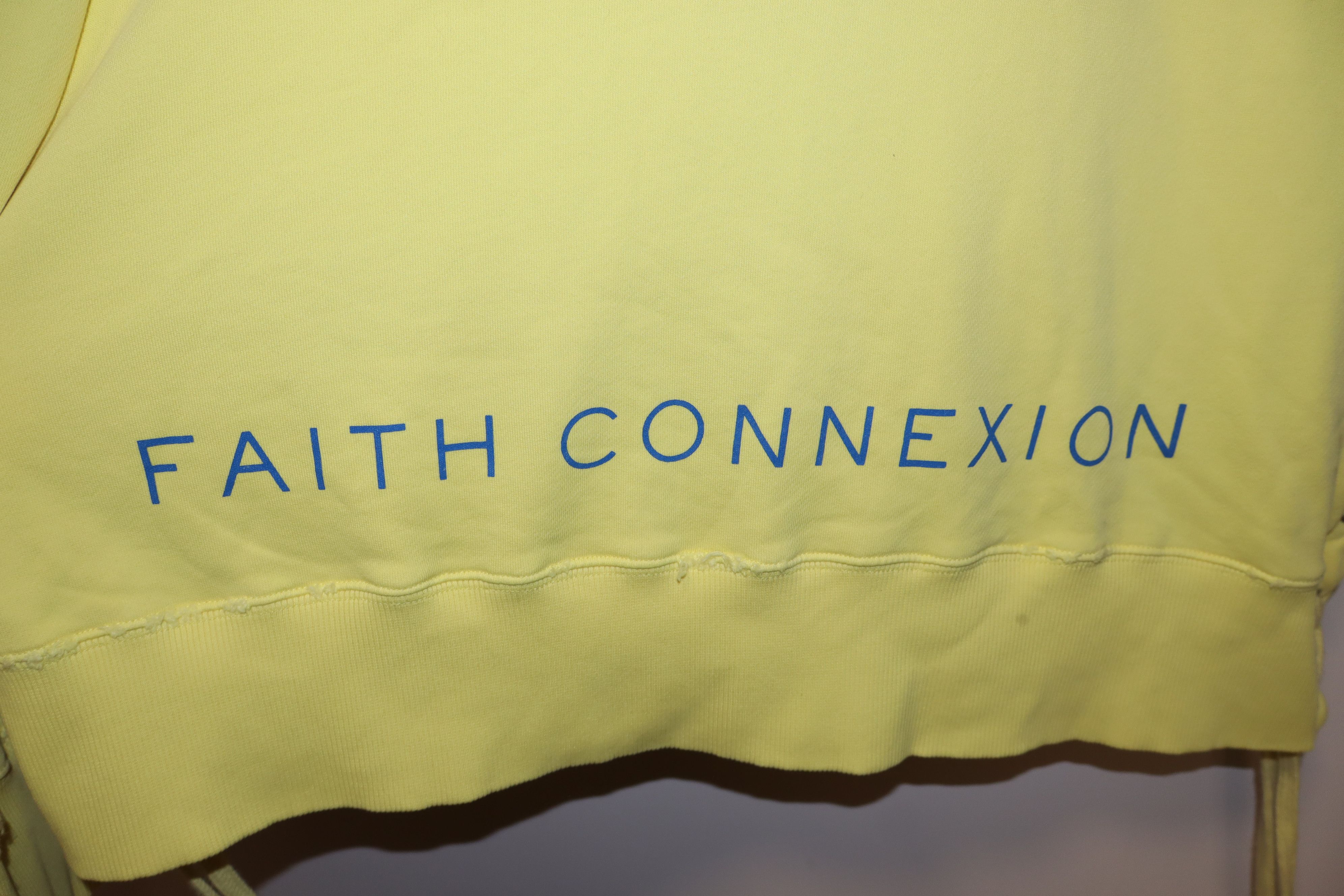 Faith Connexion Logo print destroy hoodie Size US M / EU 48-50 / 2 - 8 Thumbnail