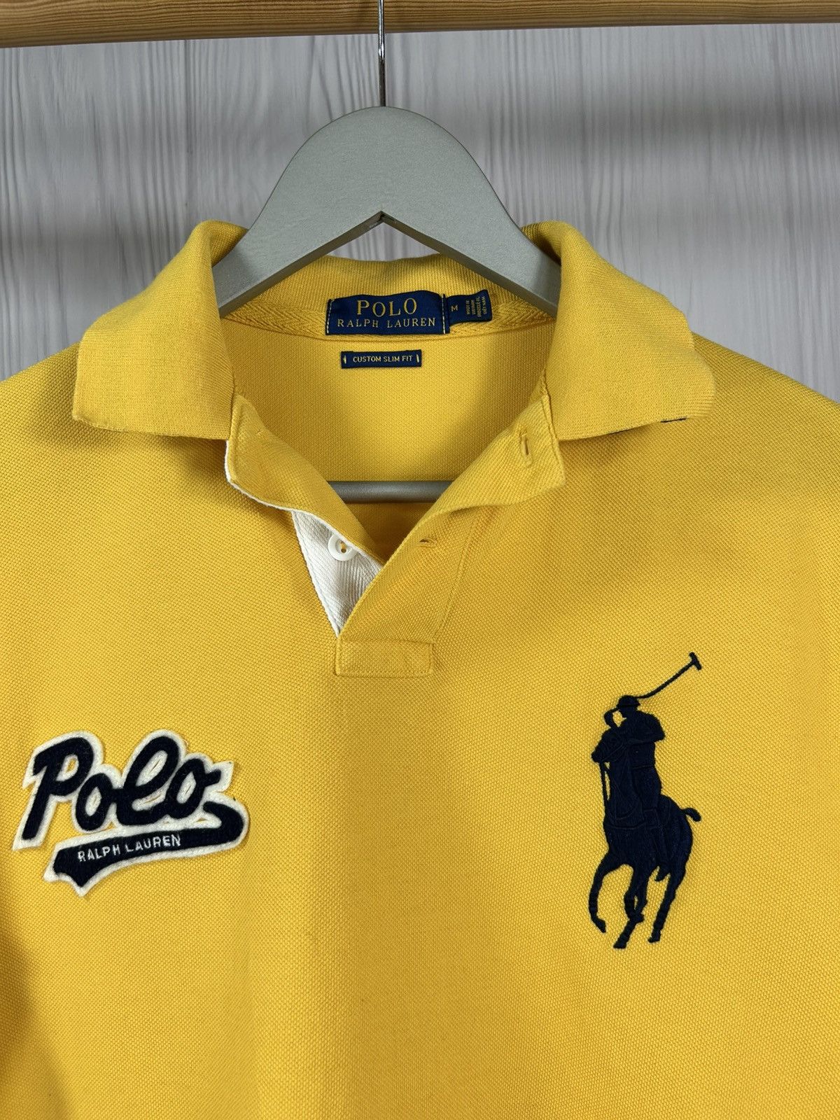 Polo Ralph Lauren Polo Ralph Lauren Big Pony Yellow Polo Size M Size US M / EU 48-50 / 2 - 5 Thumbnail
