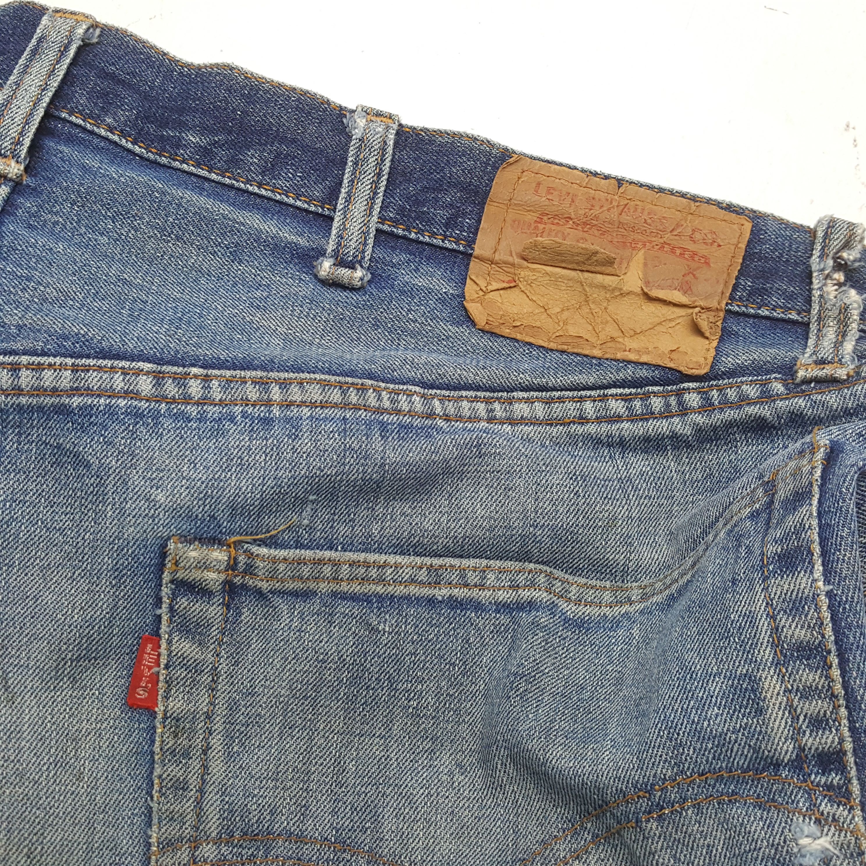Levi's × Levi's Vintage Clothing × Vintage Vintage LEVI'S 501 American Style Big E Distressed Jeans Size US 40 / EU 56 - 11 Thumbnail