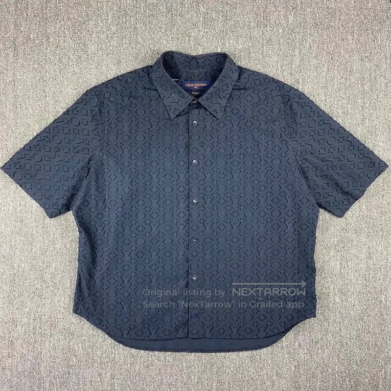 Louis Vuitton Louis Vuitton M Size Dark Gray Cotton Shirt . Size M / US 6-8 / IT 42-44 - 1 Thumbnail