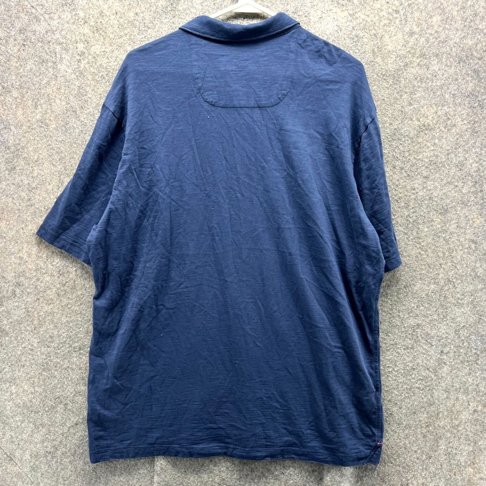 Tommy Bahama VINTAGE Tommy Bahama Polo Shirt Mens XL Blue Navy Pima Cotton Preppy Stretch Extra Size US XL / EU 56 / 4 - 6 Thumbnail