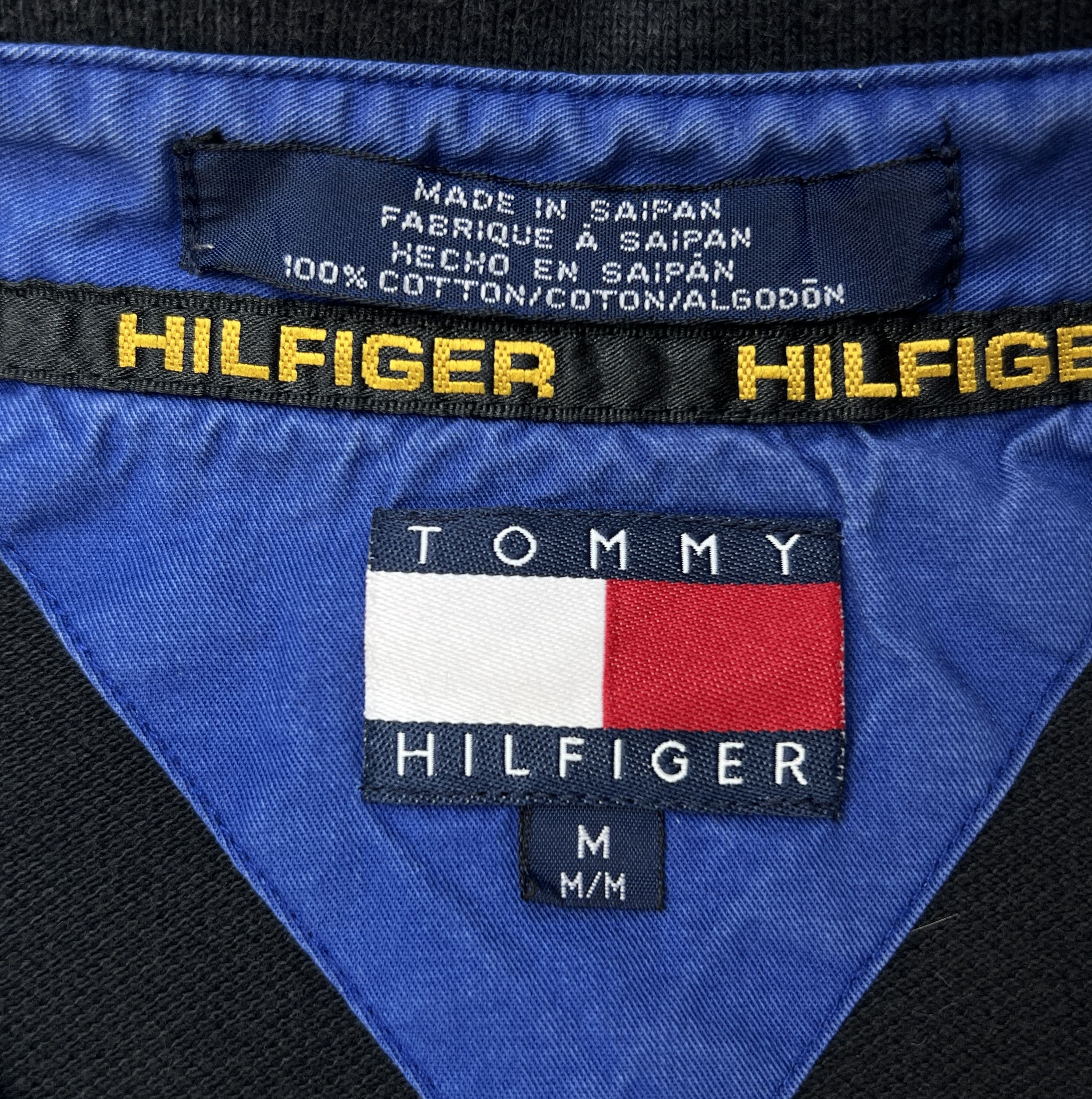 Tommy Hilfiger Tommy Hilfiger Vintage Saipan Rugby Long Sleeve Polo Shirt M Size US M / EU 48-50 / 2 - 19 Thumbnail