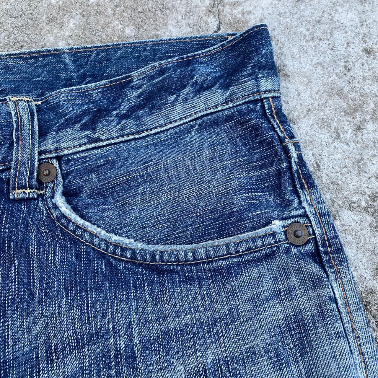 Edwin Vintage Edwin 503 Distressed Denim Kurt Cobain Style Size US 34 / EU 50 - 10 Thumbnail