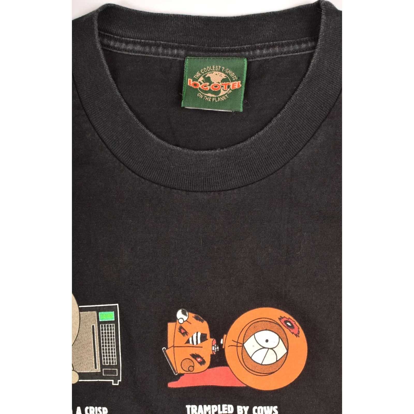 Vintage VINTAGE Logotel South Park The Many Deaths of Kenny Black T-Shirt XL Mens Kenny 1998 Size US XL / EU 56 / 4 - 5 Thumbnail